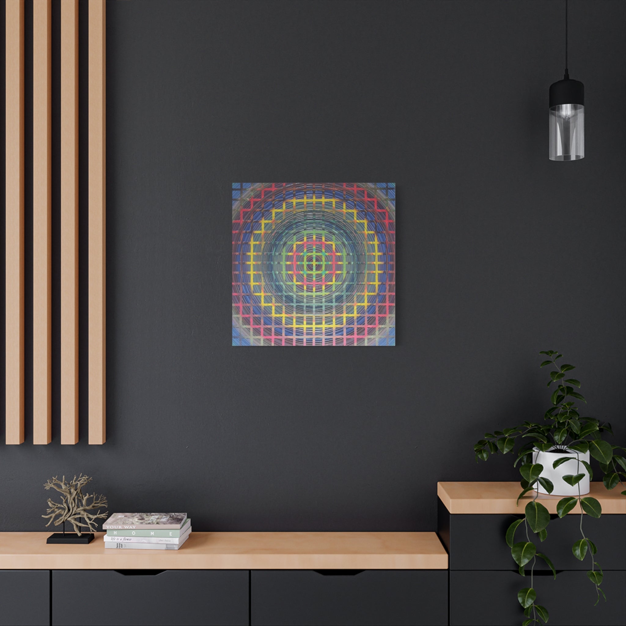 YU - 061922 - Abstract Wall Art by Asian Artist Contemporary Home Decor Print-Neutral Modern Art for Living Room or Bedroom