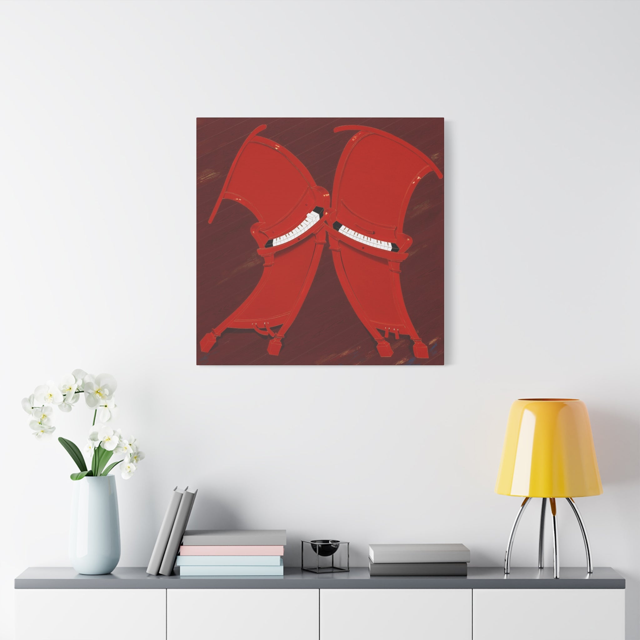 Piano - Chinese Contemporary artist - Canvas Print - Artwork for new home