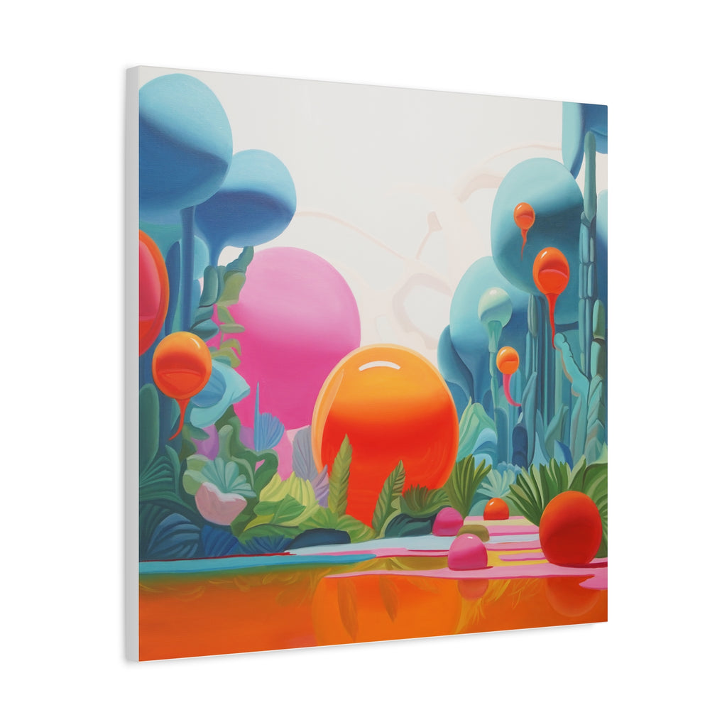 Paradise 5 -  Contemporary Abstract Canvas Print  Young Asian Artist Christmas Gift