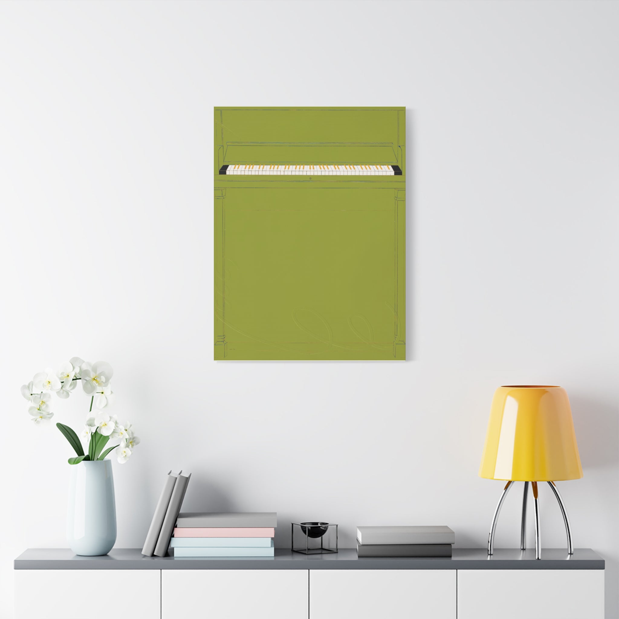 Piano - Chinese Contemporary artist - Canvas Print - Artwork for new home