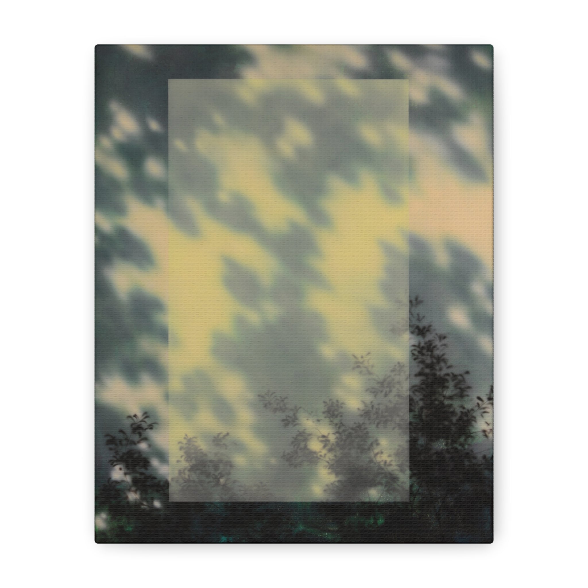 Shadow of a Tree -  Chinese  Contemporary abstract artist - Canvas Print - Gift for new year