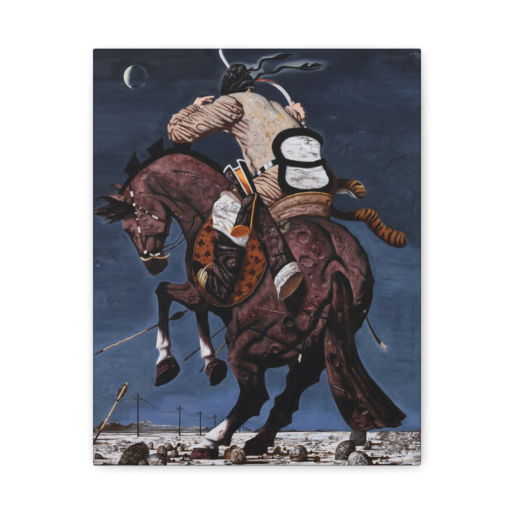 Fight - Chinese Contemporary Artist Canvas Print