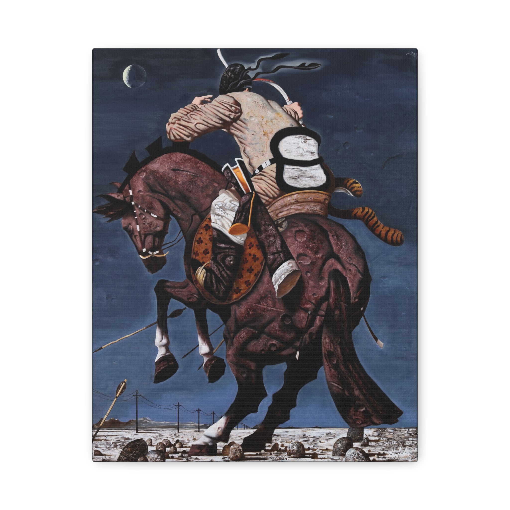 Fight - Chinese Contemporary Artist Canvas Print
