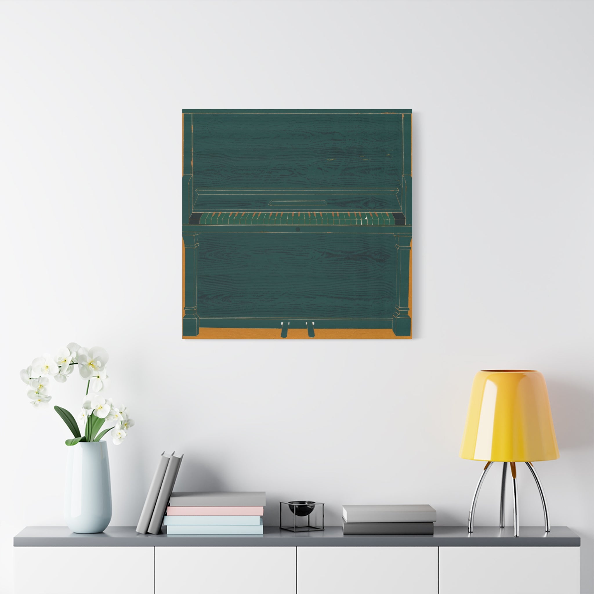 Piano - Chinese Contemporary artist - Canvas Print - Artwork for new home