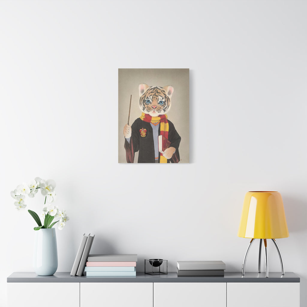 Tiger -  Chinese  Contemporary watercolor painting - Canvas Print