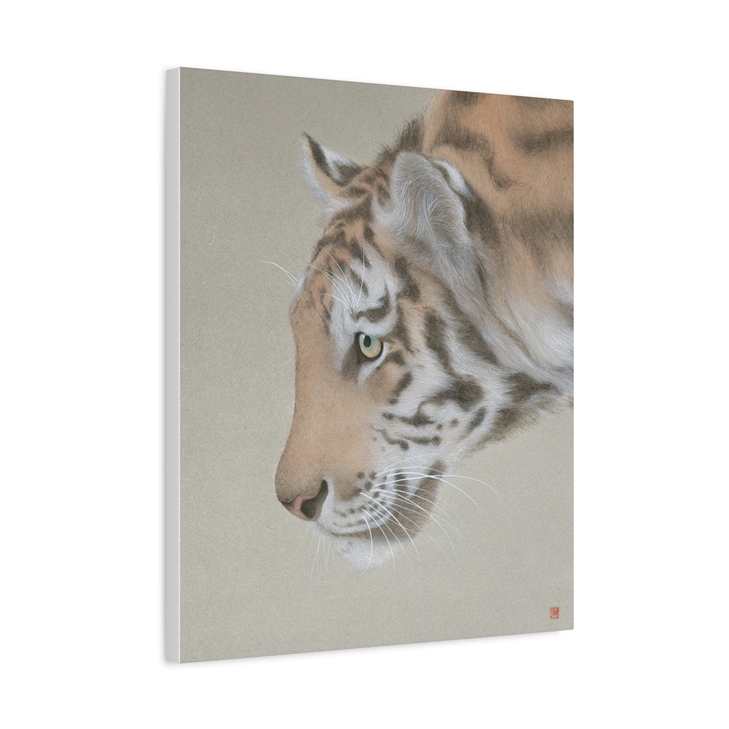 The King-  Chinese  Contemporary watercolor painting - Canvas Print - Gift for year of Horse