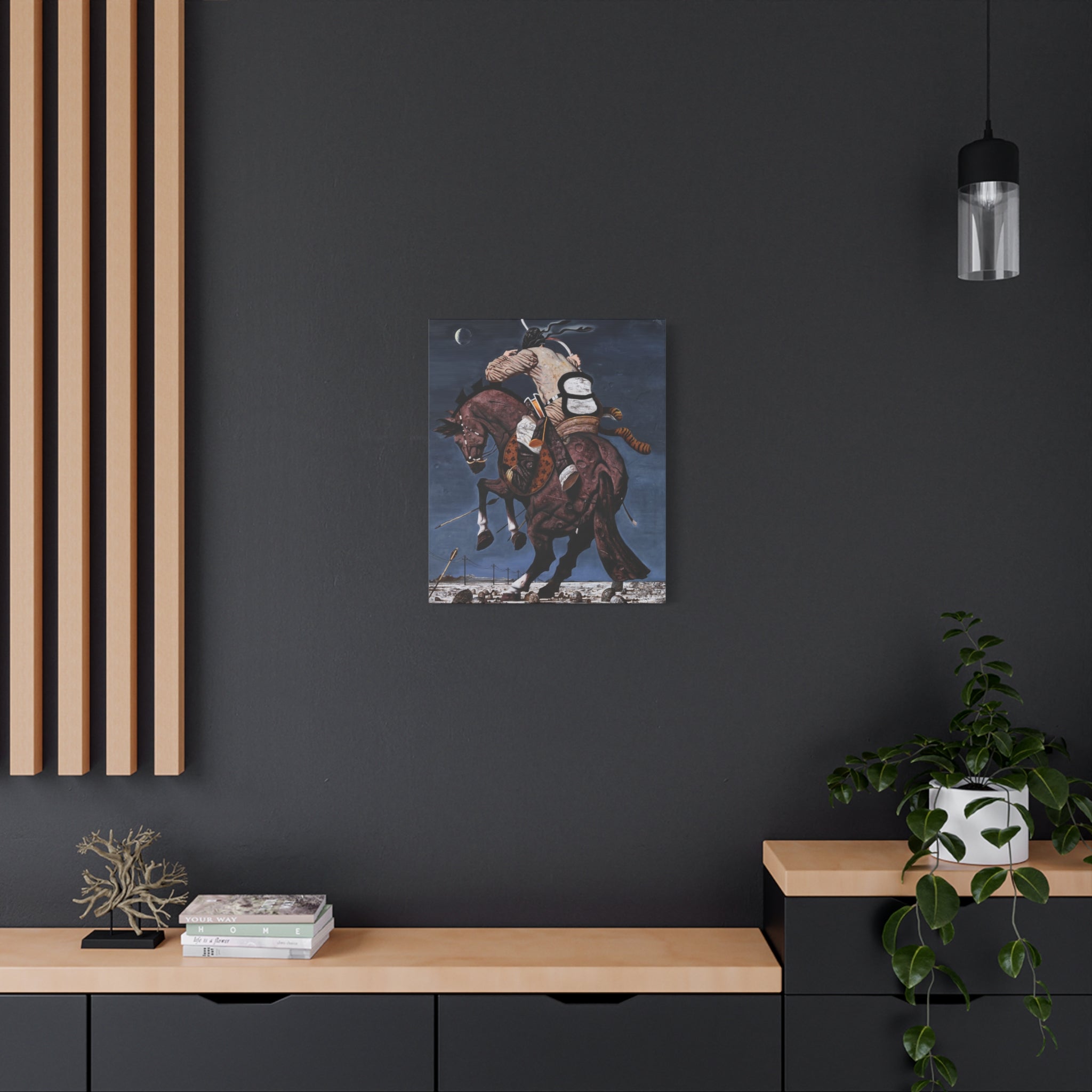 Fight - Chinese Contemporary Artist Canvas Print