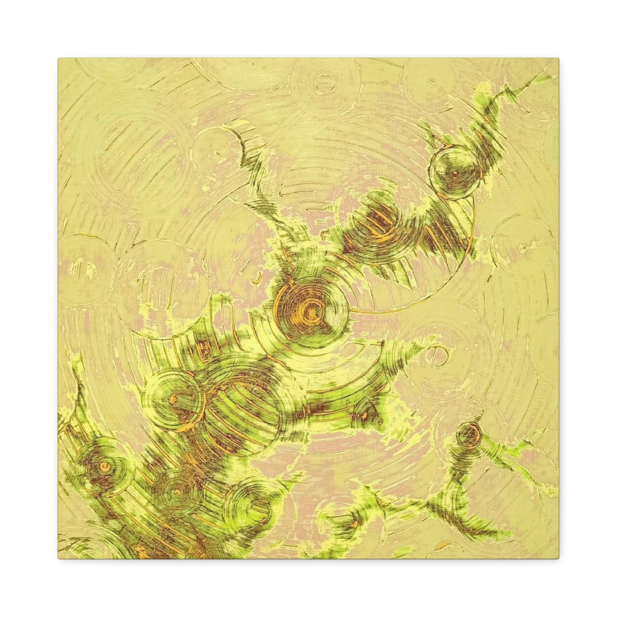 YU - 123022 - Abstract Wall Art by Asian Artist Contemporary Home Decor Print-Neutral Modern Art for Living Room or Bedroom