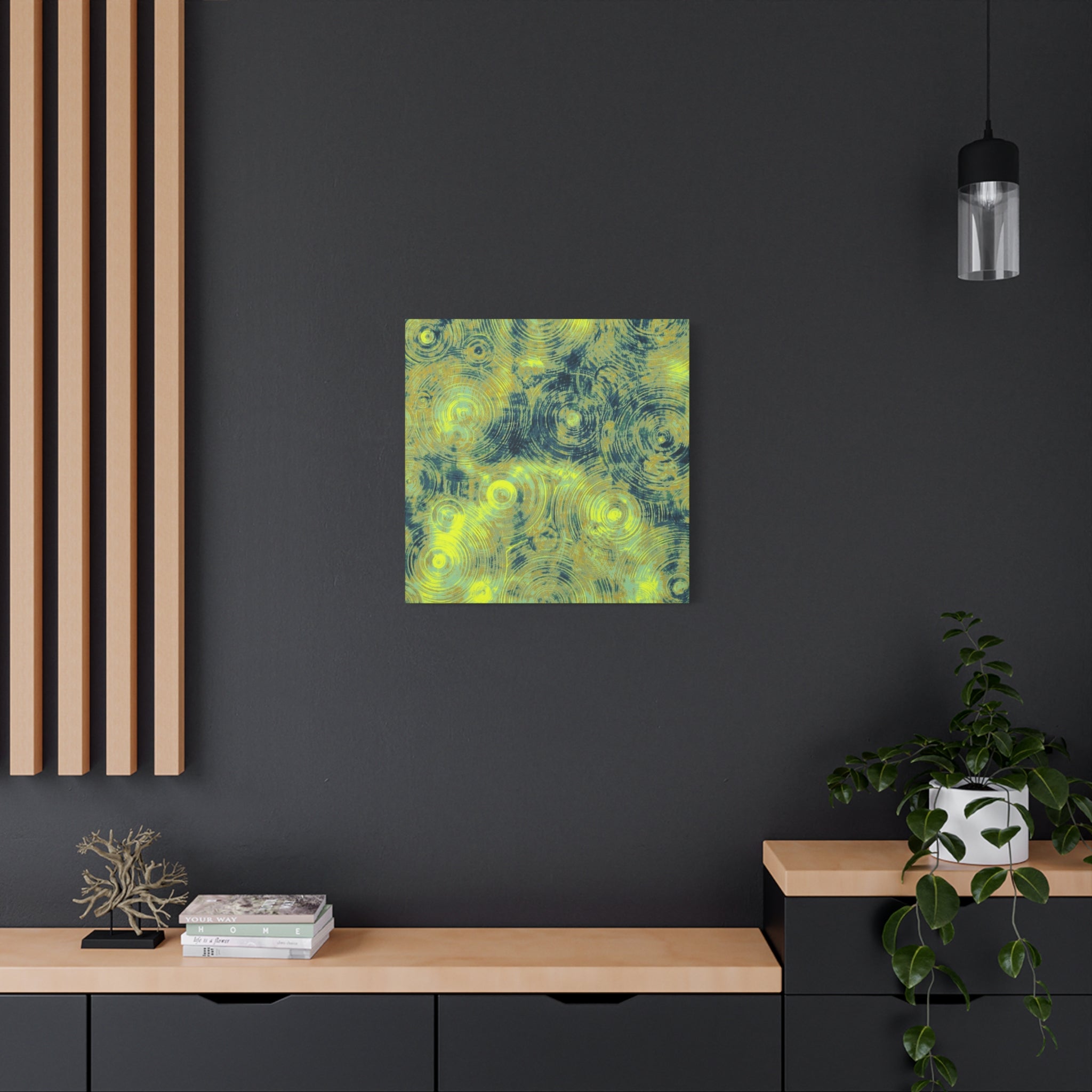 YU - 110124 Abstract Wall Art by Asian Artist Contemporary Home Decor Print-Neutral Modern Art for Living Room or Bedroom