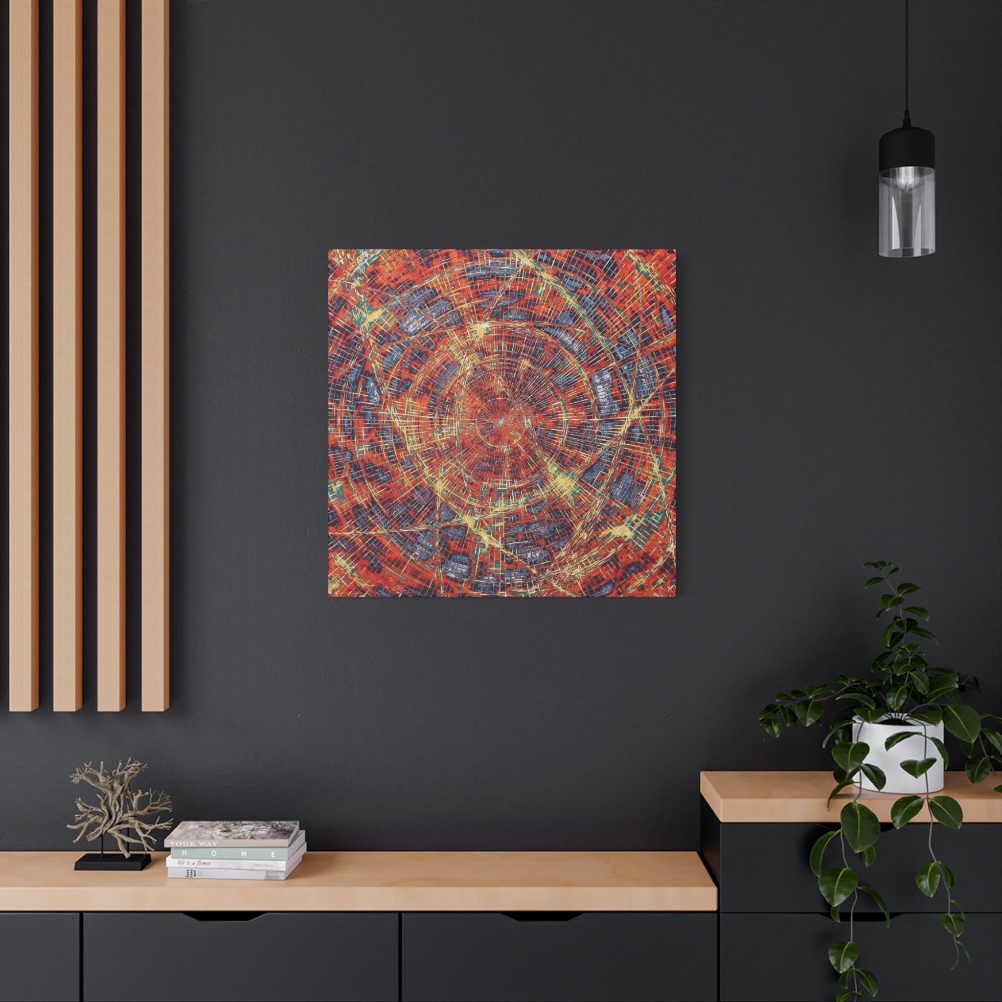 YU - 083024 - Abstract Wall Art by Asian Artist Contemporary Home Decor Print-Neutral Modern Art for Living Room or Bedroom