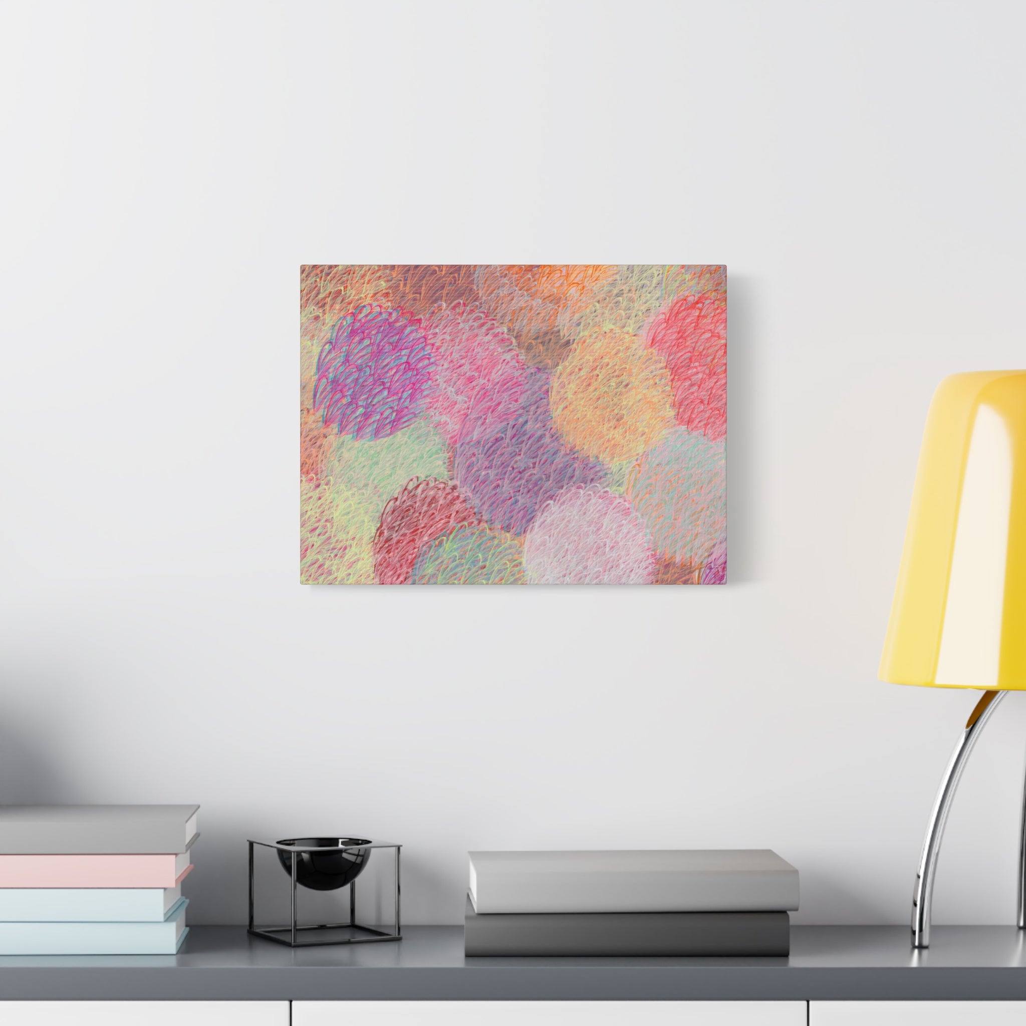 Feathered Dust - 140824 Abstract Wall Art by Asian Artist Contemporary Home Decor Print-Neutral Modern Art for Living Room or Bedroom