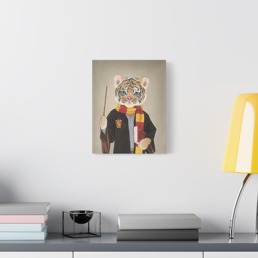 Tiger -  Chinese  Contemporary watercolor painting - Canvas Print