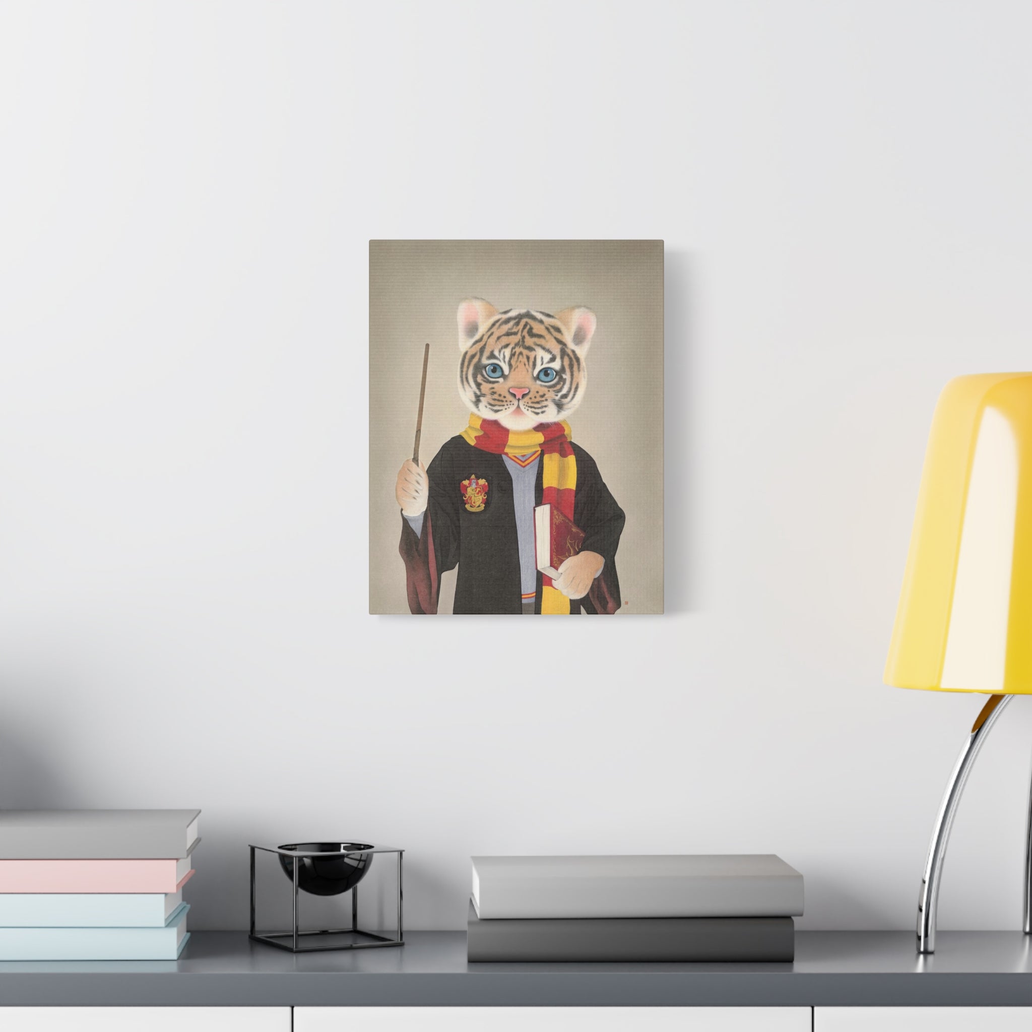 Tiger -  Chinese  Contemporary watercolor painting - Canvas Print