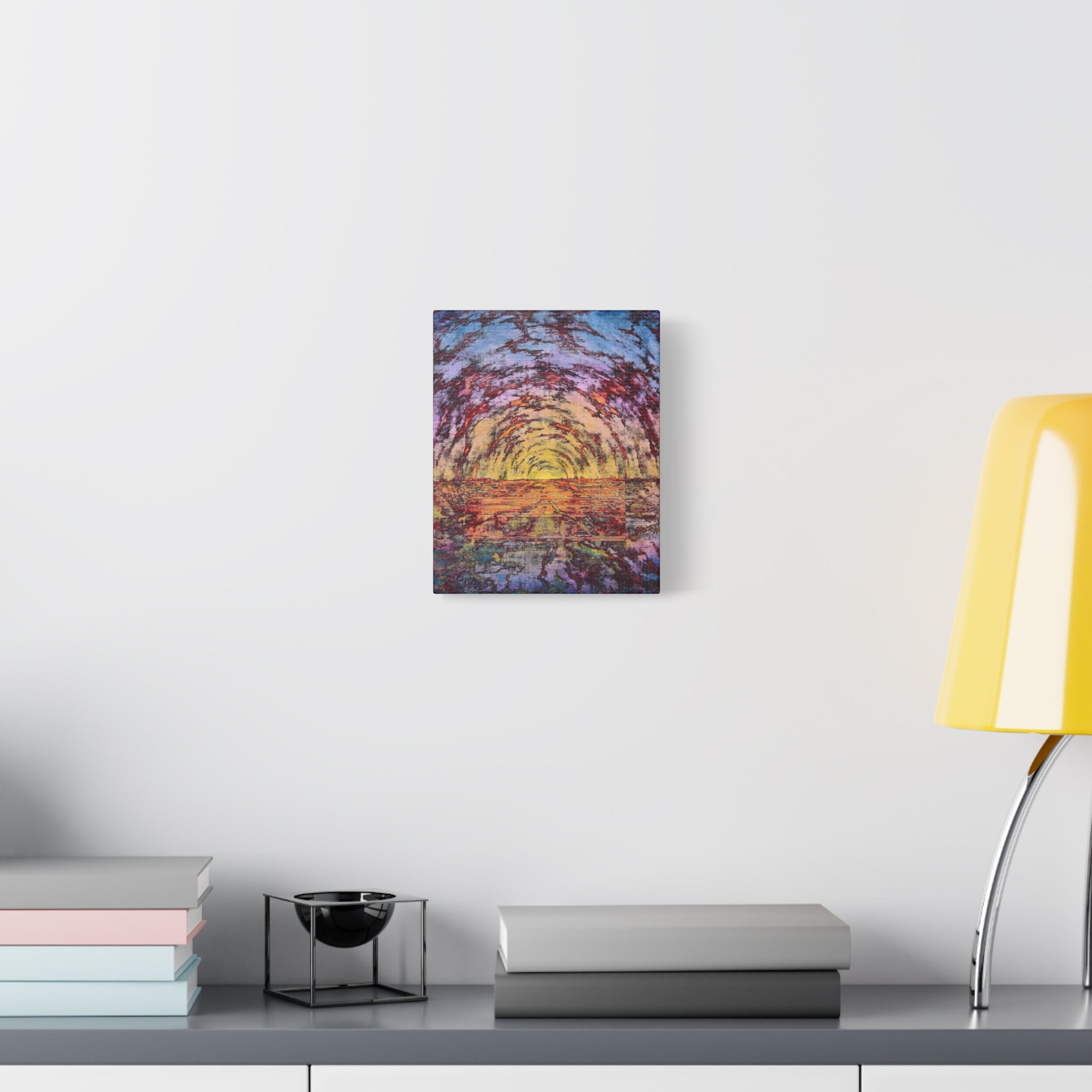 YU - 122322 - Abstract Wall Art by Asian Artist Contemporary Home Decor Print-Neutral Modern Art for Living Room or Bedroom