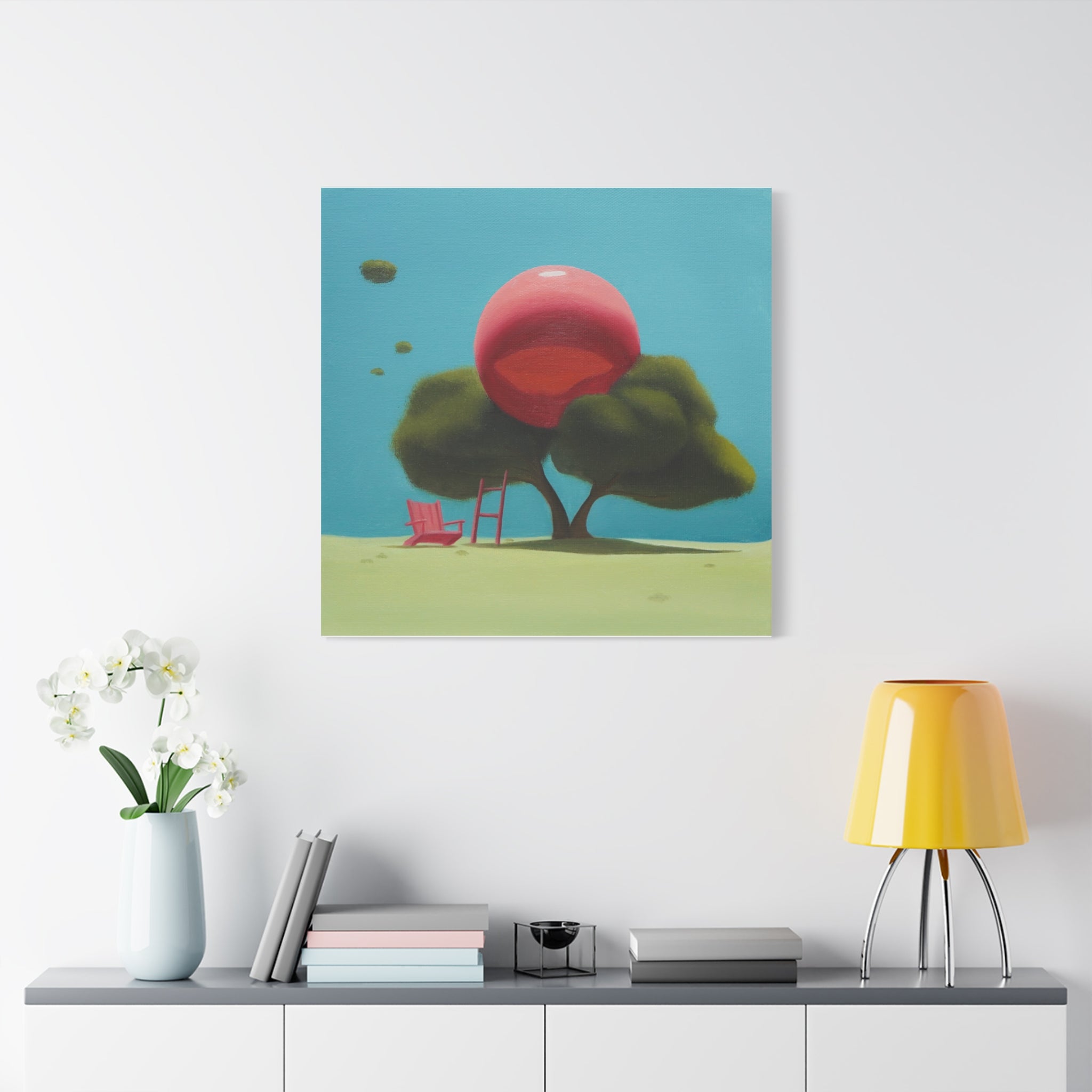 Dream of Greenland -  Contemporary Abstract Canvas Print  Young Asian Artist