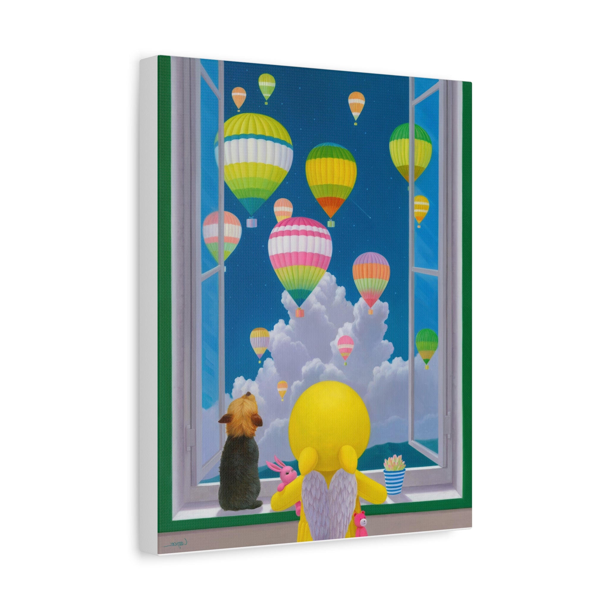 Dreams in the Sky - Chinese Contemporary artist - Canvas Print - Artwork for kids