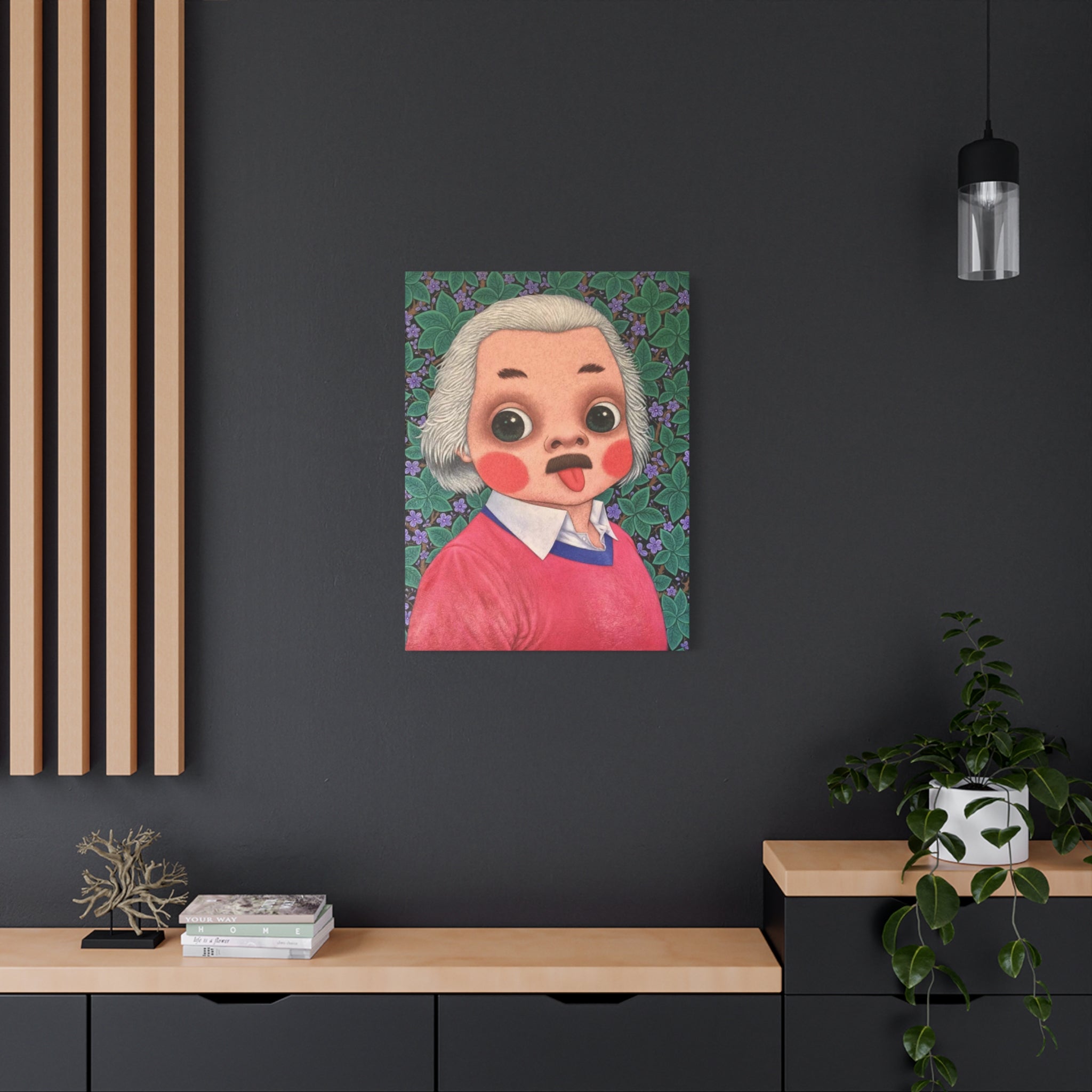 Einstein- Thailand Contemporary artist - Canvas Print - Artwork for new home