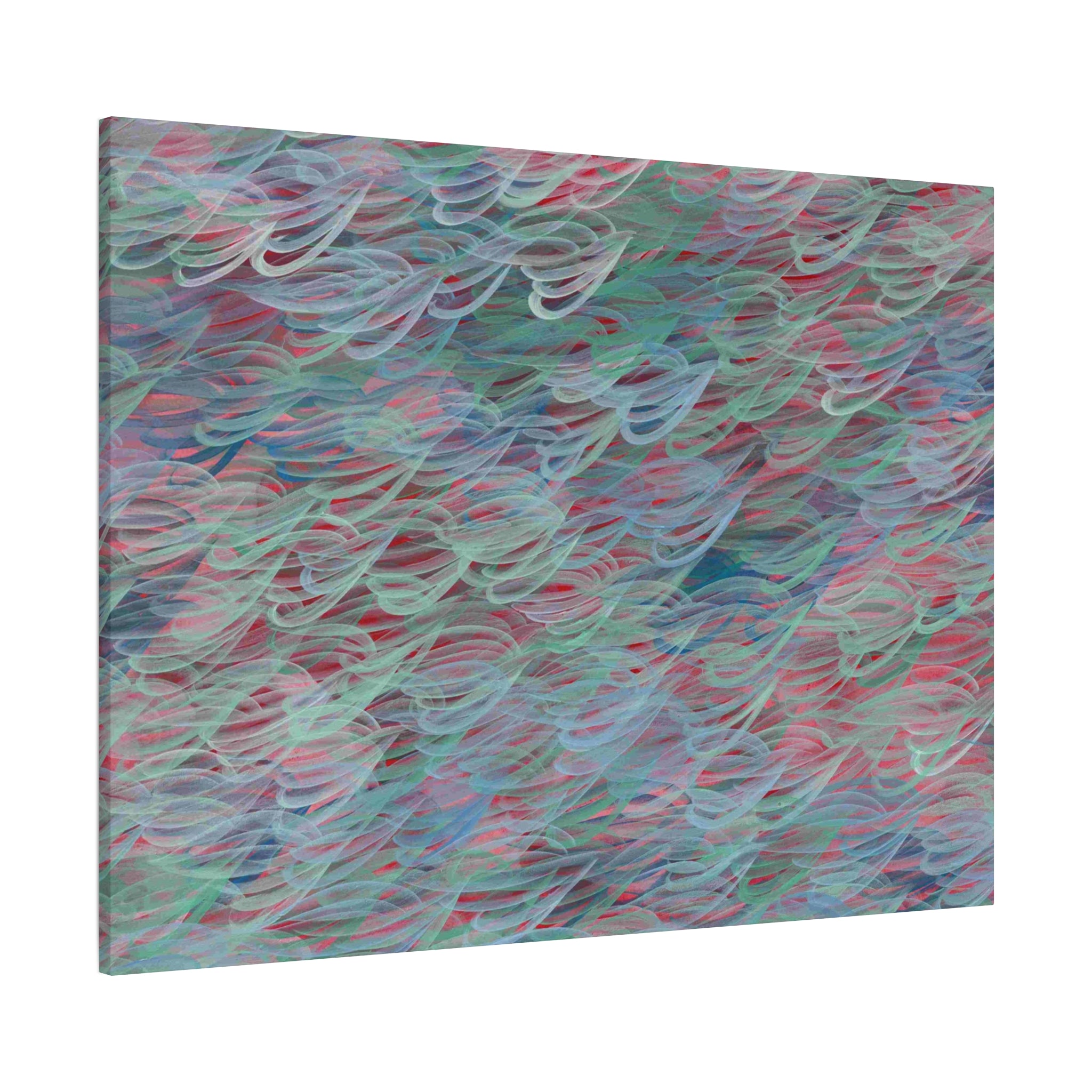 Feathered Dust - 090225 - Abstract Wall Art by Asian Artist Contemporary Home Decor Print-Neutral Modern Art for Living Room or Bedroom