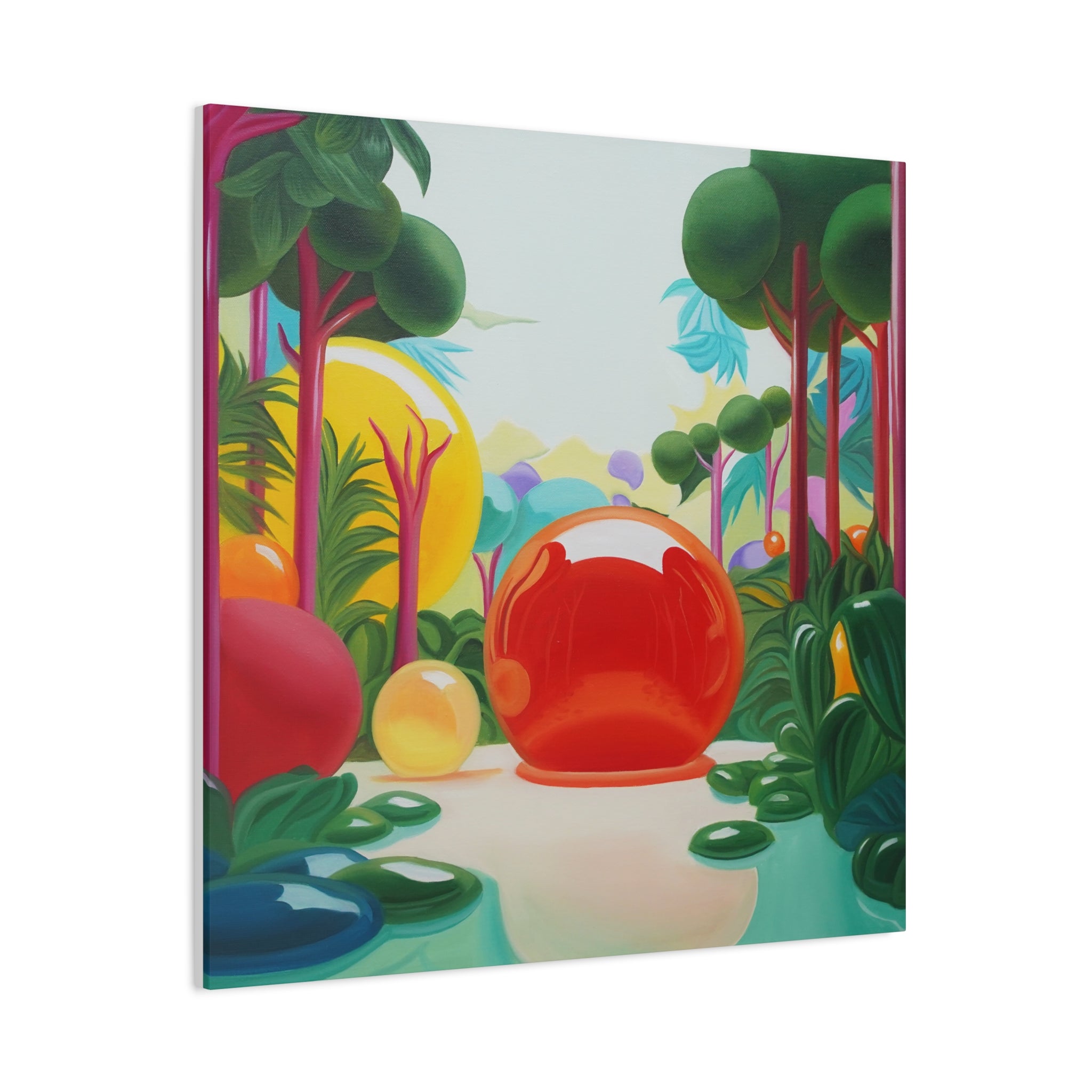 Secret Garden 3 -  Contemporary Abstract Canvas Print  Young Asian Artist