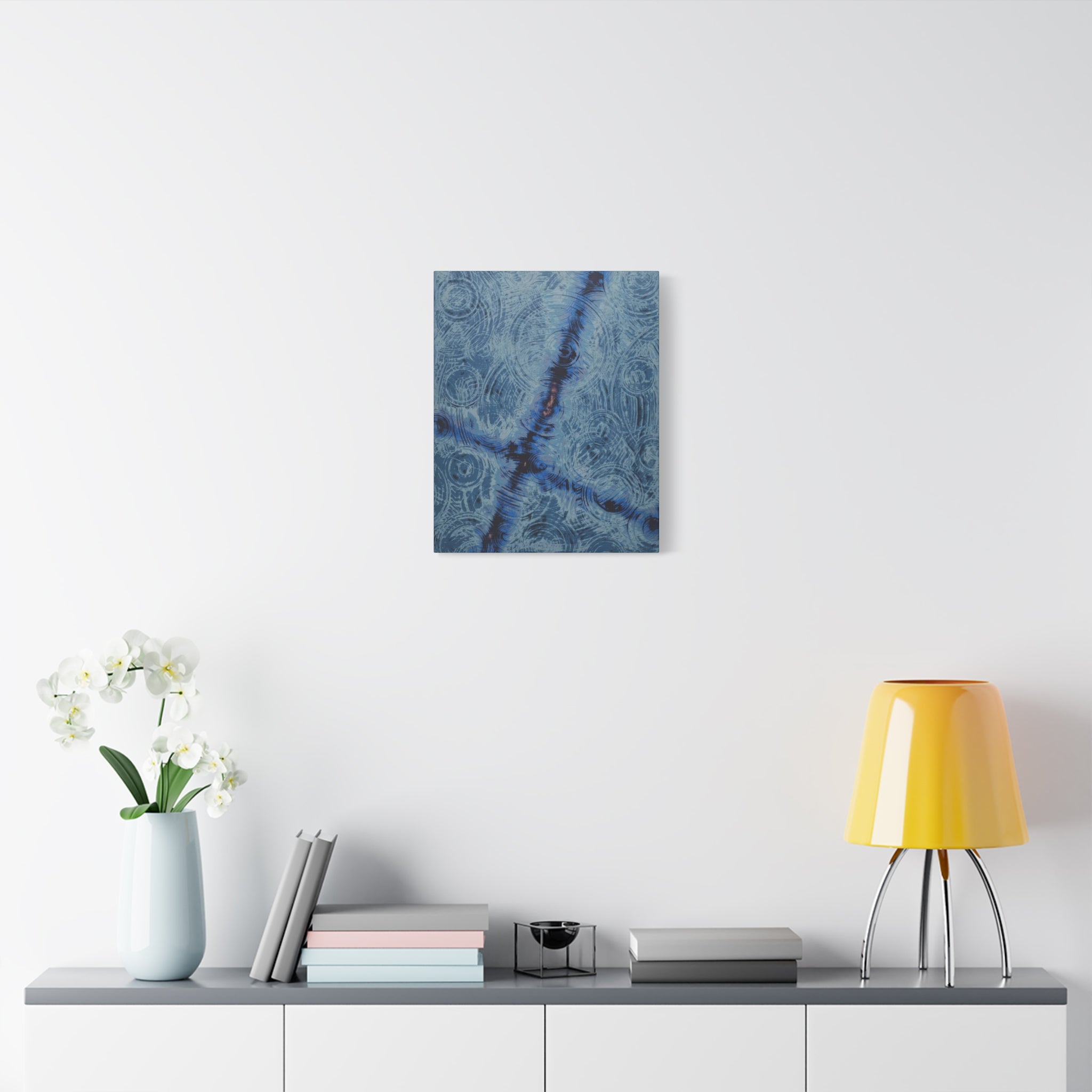 YU - 012720 - Abstract Wall Art by Asian Artist Contemporary Home Decor Print-Neutral Modern Art for Living Room or Bedroom