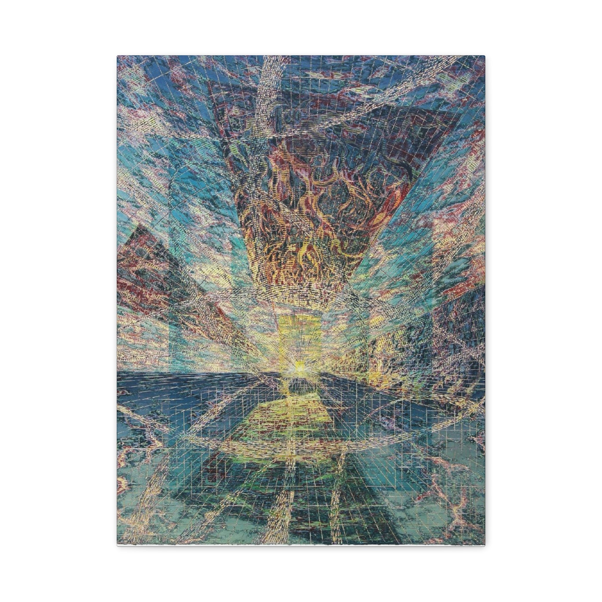 YU - 082119 - Abstract Wall Art by Asian Artist Contemporary Home Decor Print-Neutral Modern Art for Living Room or Bedroom