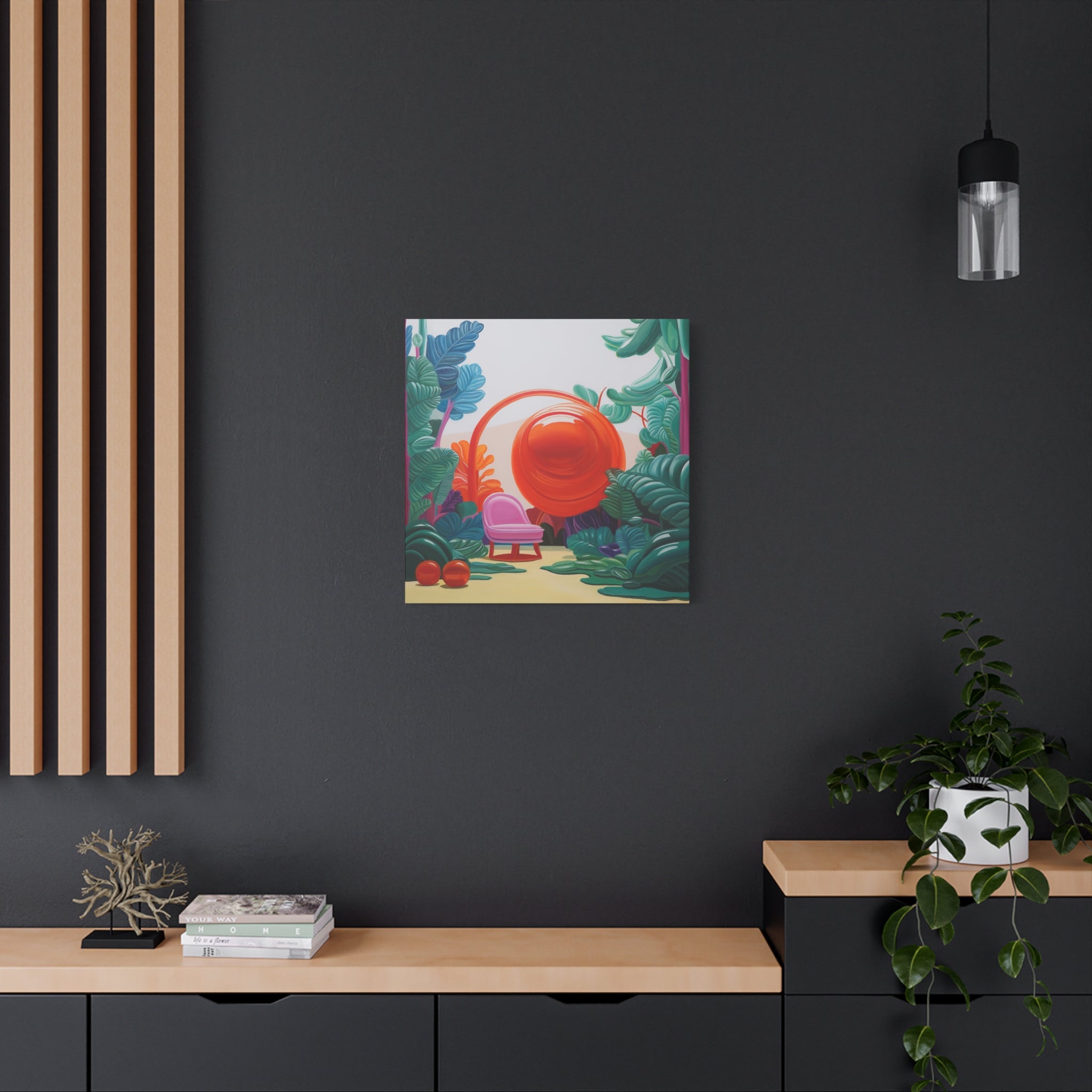 Paradise 1 -  Contemporary Abstract Canvas Print  Young Asian Artist