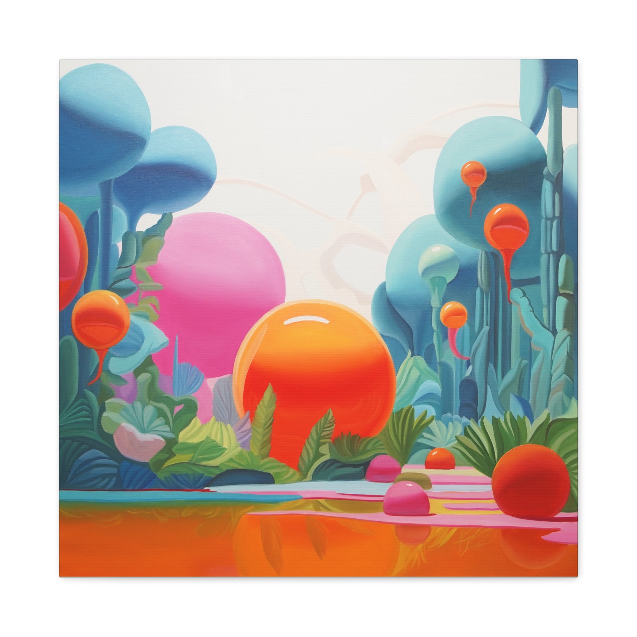 Paradise 5 -  Contemporary Abstract Canvas Print  Young Asian Artist Christmas Gift
