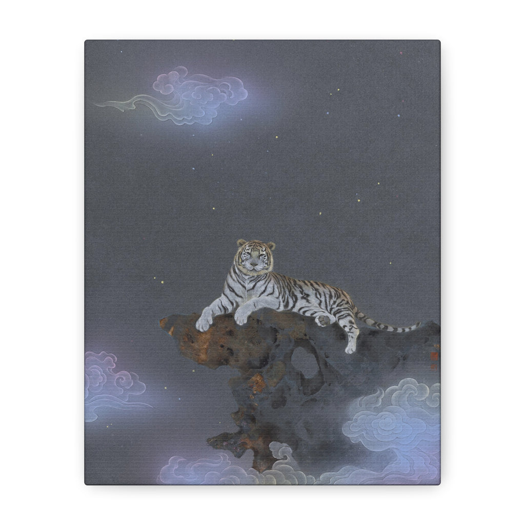 The King -  Chinese  Contemporary watercolor painting - Canvas Print - Gift for Chinese New Year