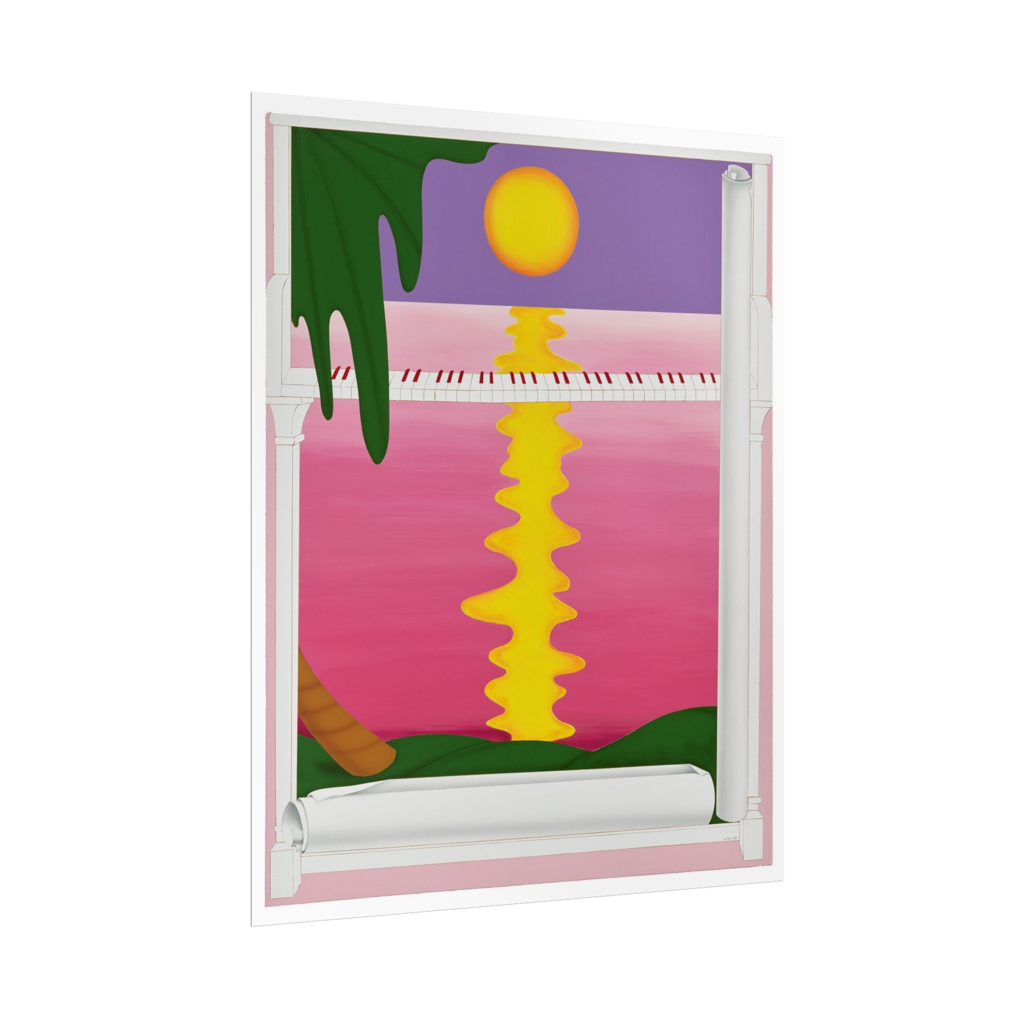Piano  Art Poster,  Chinese Contemporary artist - Paper Poster - Artwork for new home