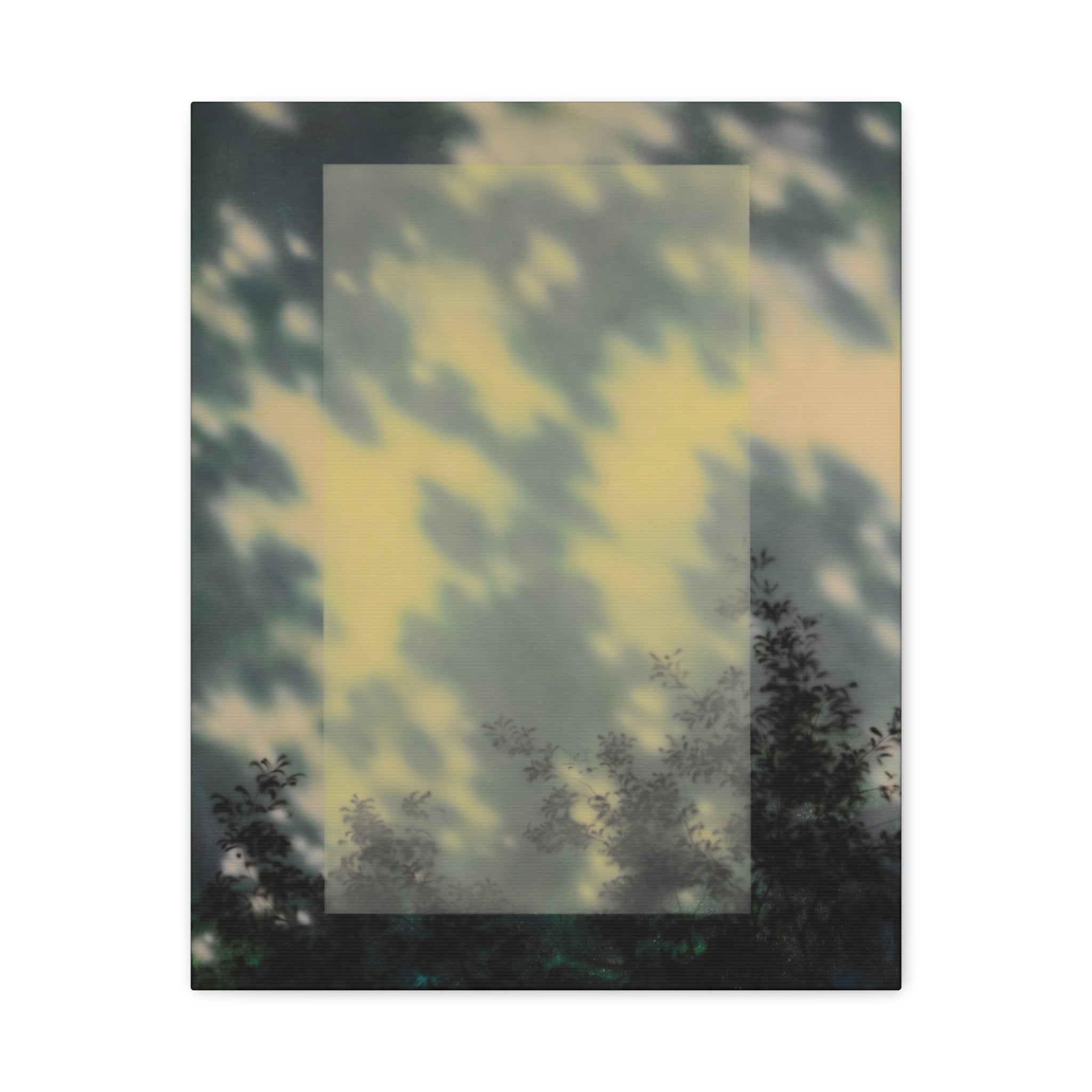 Shadow of a Tree -  Chinese  Contemporary abstract artist - Canvas Print - Gift for new year