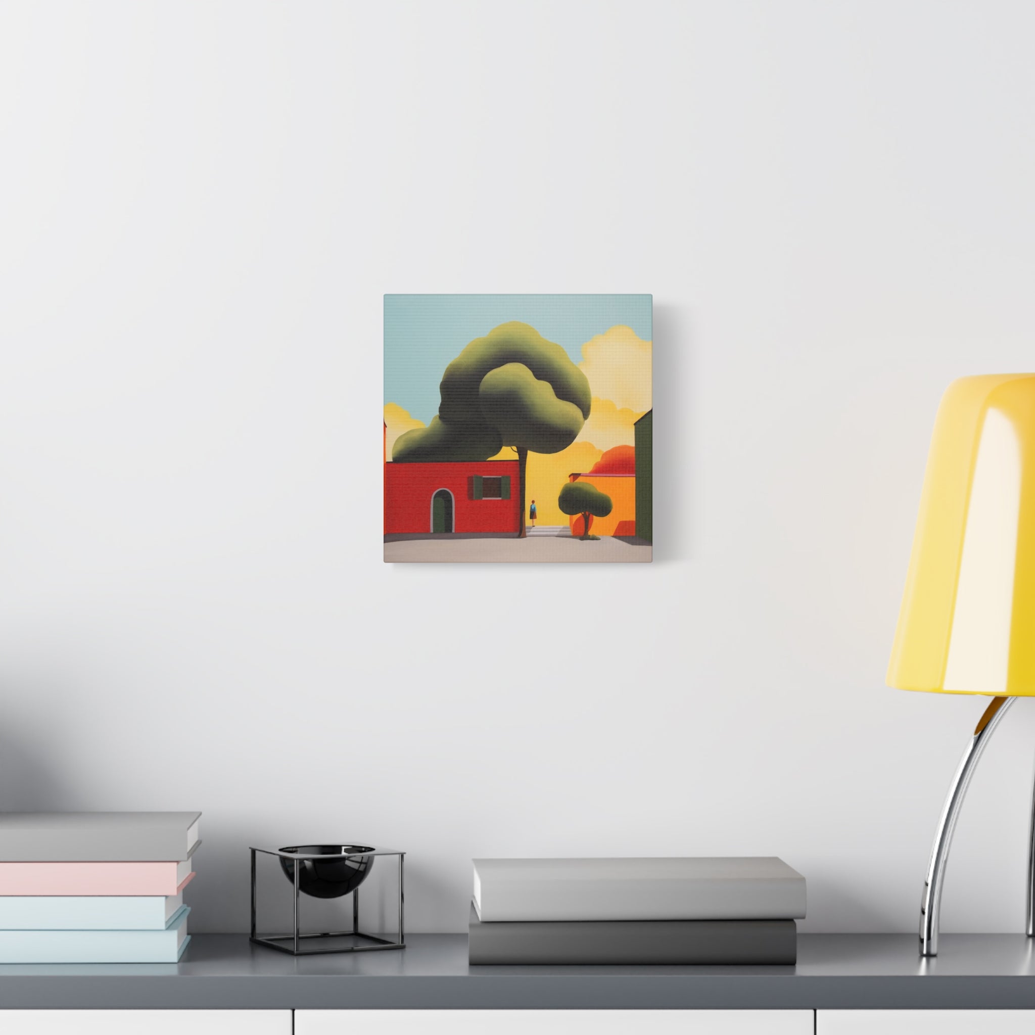 Summer Tree -  Contemporary Abstract Canvas Print  Young Asian Artist