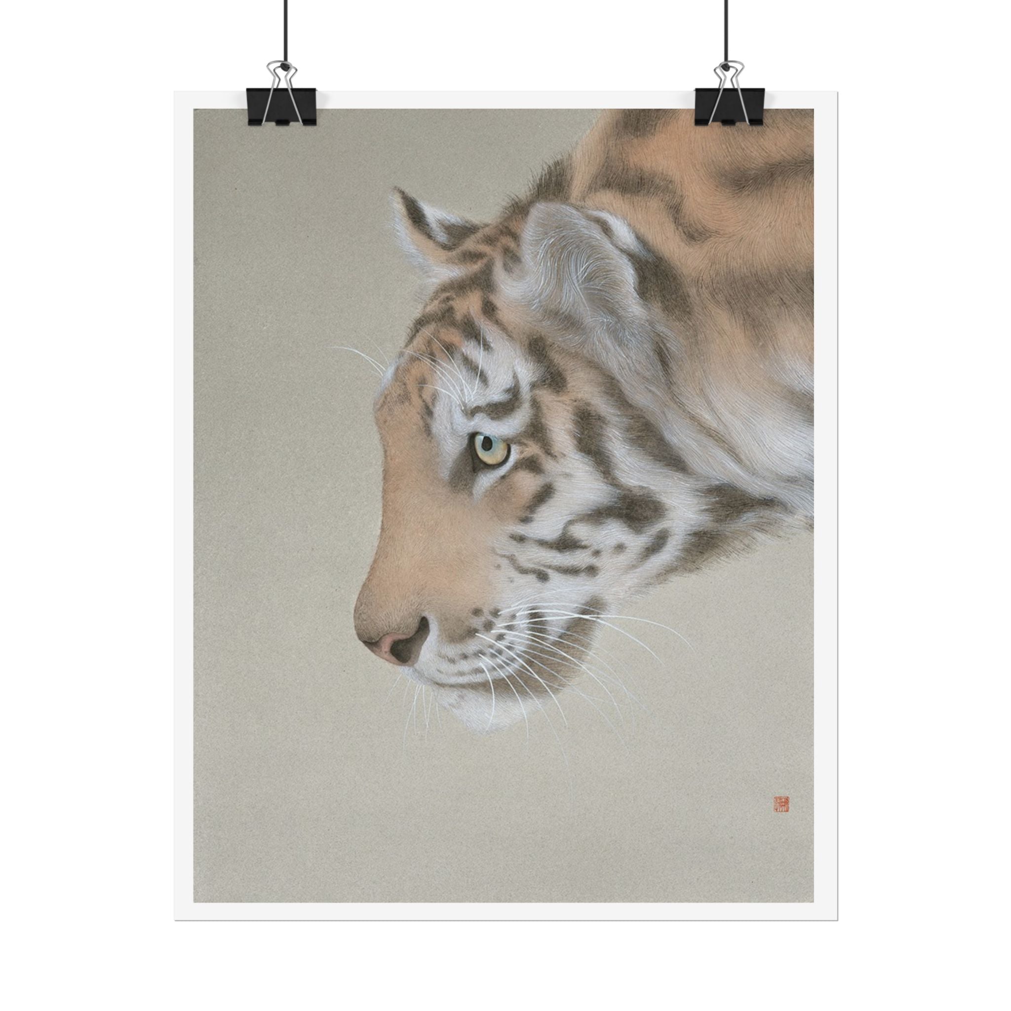 The King Art Poster, Cute Animal Decor, Christmas Wall Art, Kids Room Decoration, Gift for Animal Lovers