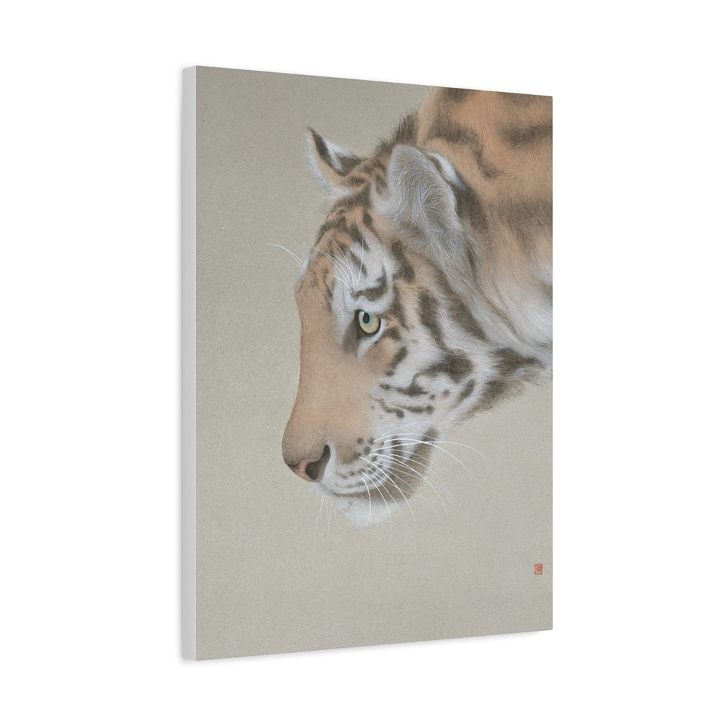 The King-  Chinese  Contemporary watercolor painting - Canvas Print - Gift for year of Horse