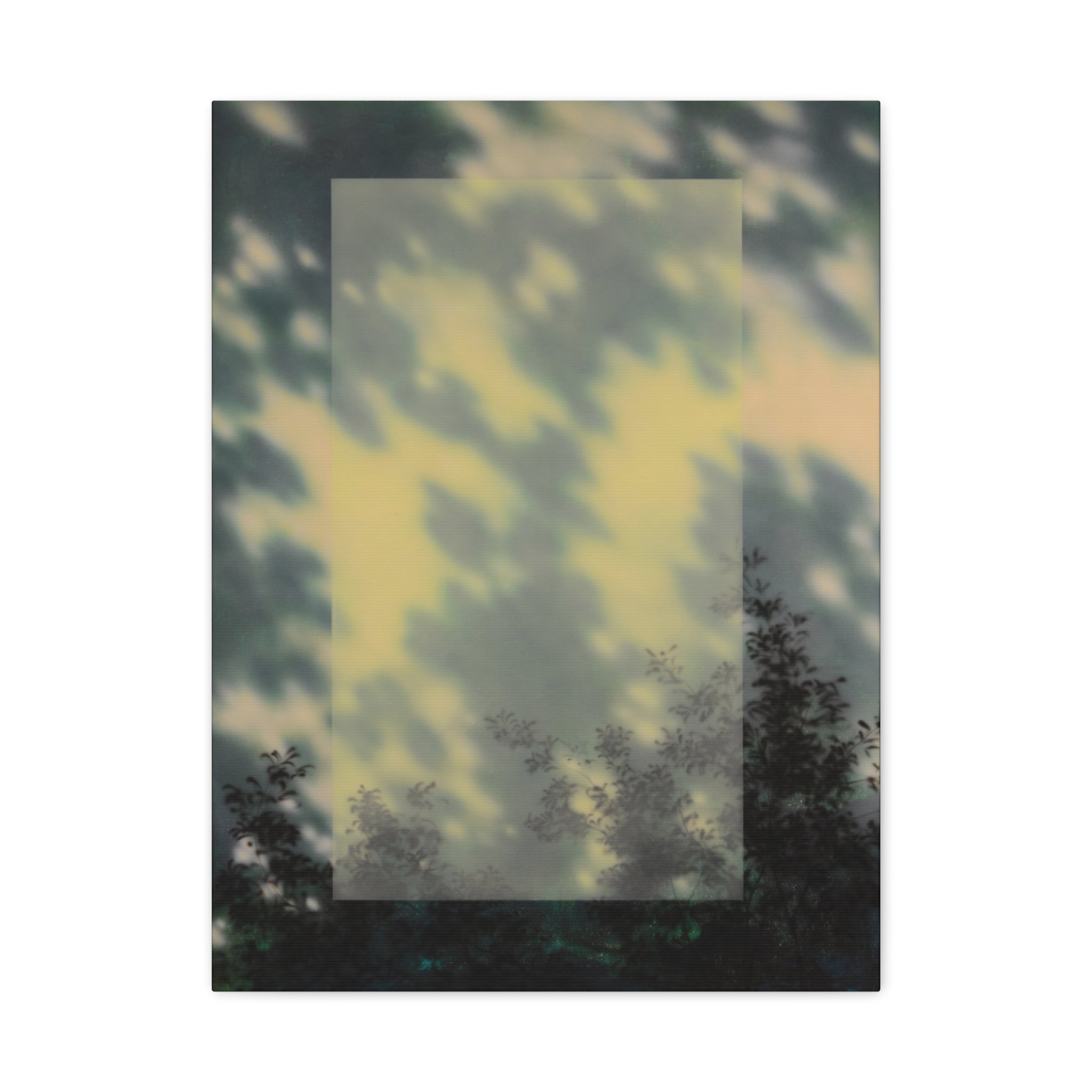 Shadow of a Tree -  Chinese  Contemporary abstract artist - Canvas Print - Gift for new year