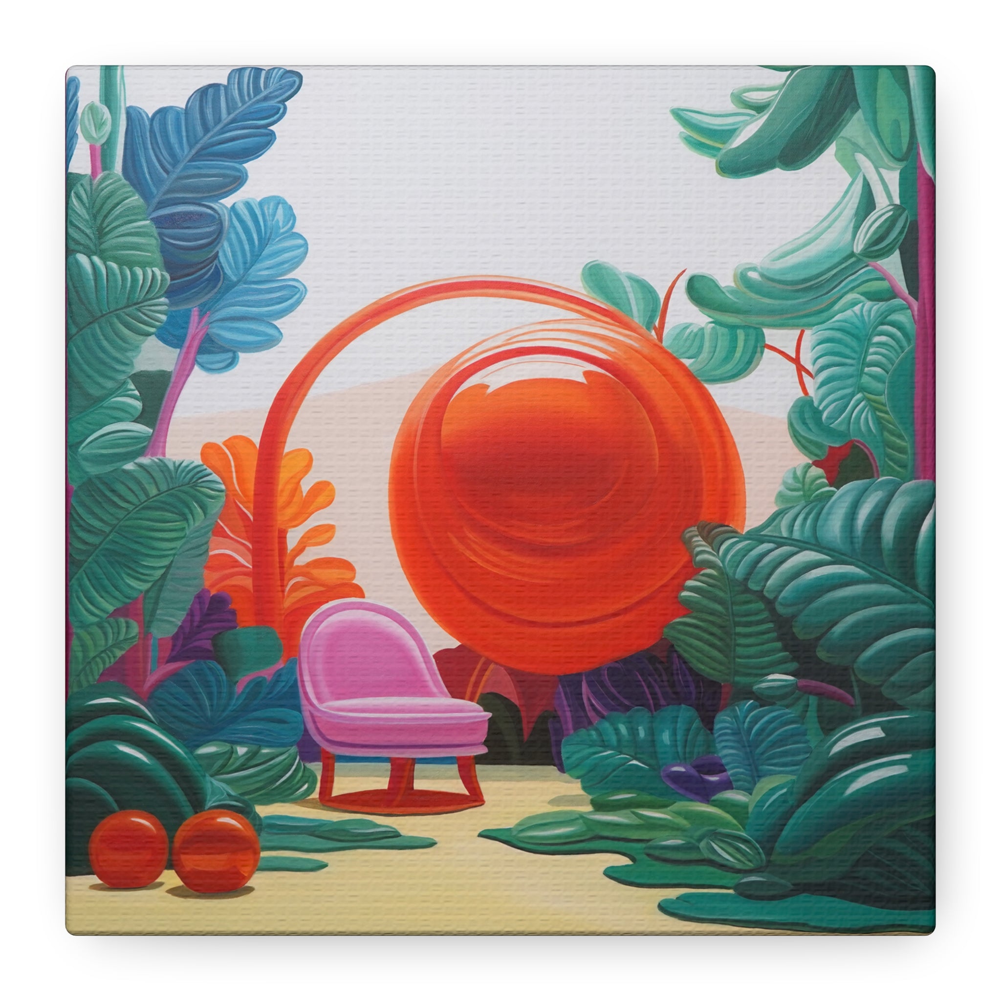 Paradise 1 -  Contemporary Abstract Canvas Print  Young Asian Artist