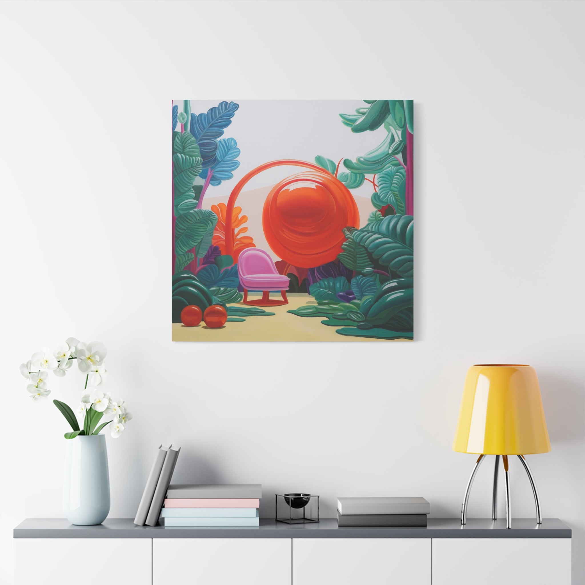 Paradise 1 -  Contemporary Abstract Canvas Print  Young Asian Artist