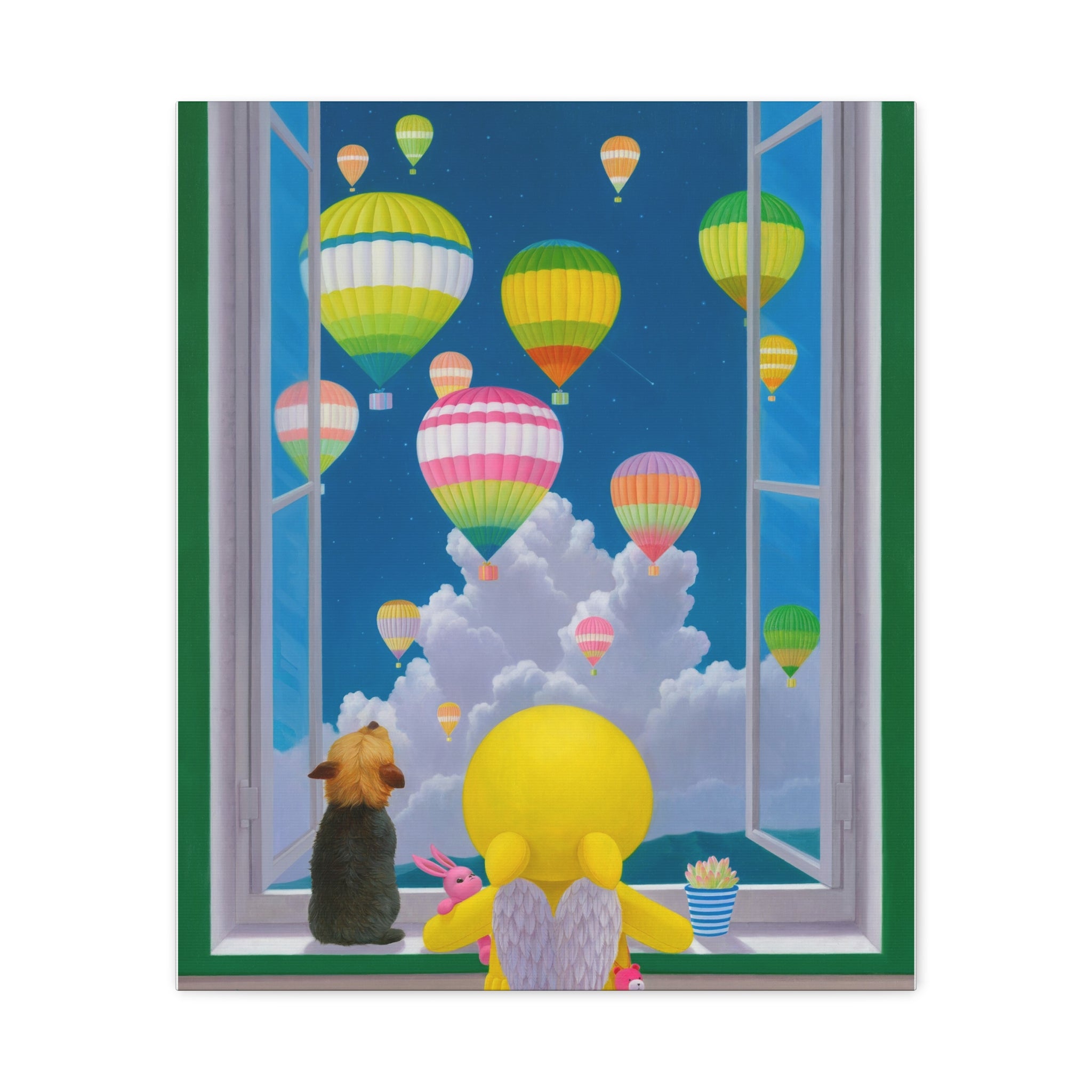Dreams in the Sky - Chinese Contemporary artist - Canvas Print - Artwork for kids