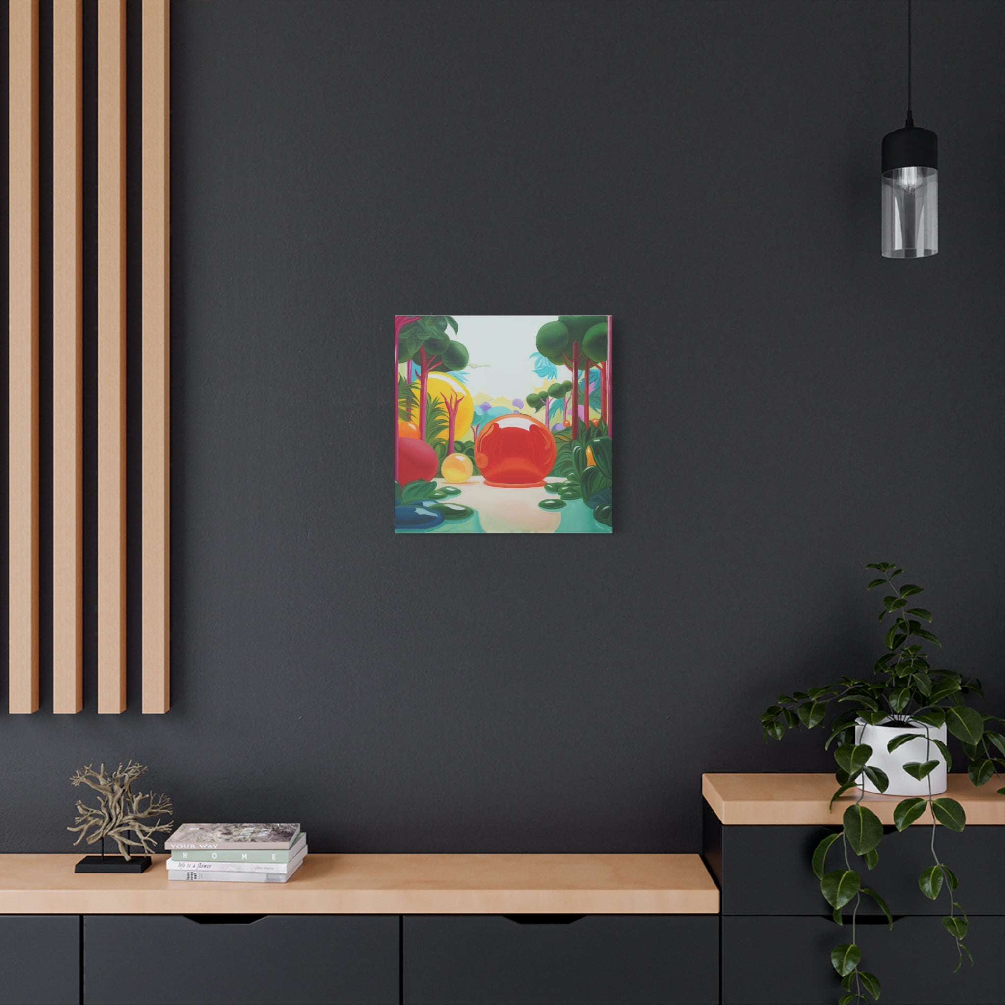 Secret Garden 3 -  Contemporary Abstract Canvas Print  Young Asian Artist