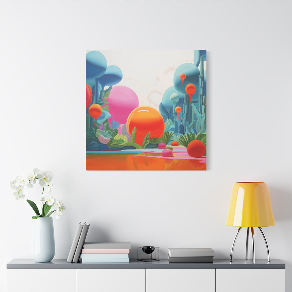 Paradise 5 -  Contemporary Abstract Canvas Print  Young Asian Artist Christmas Gift