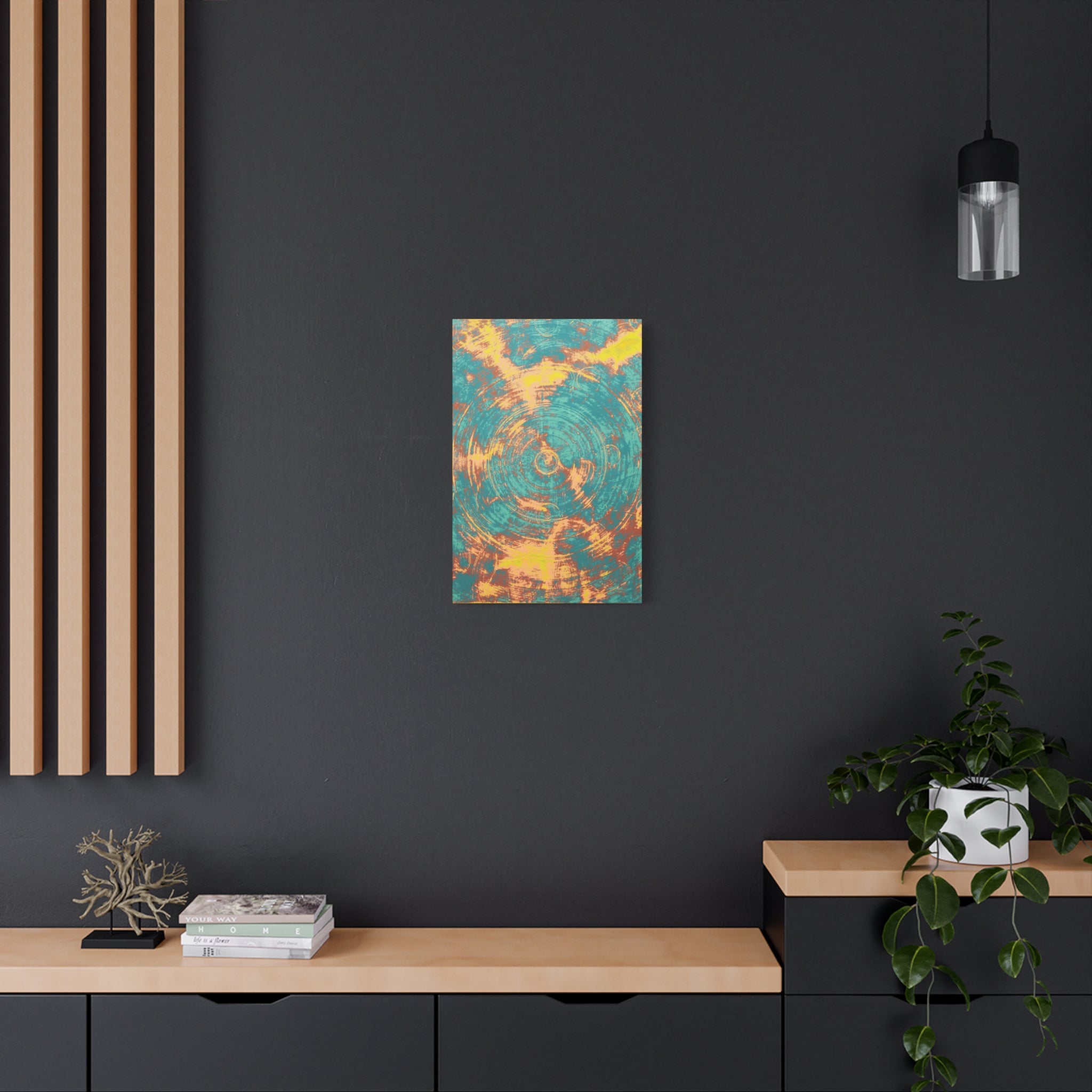 YU - 040521 - Abstract Wall Art by Asian Artist Contemporary Home Decor Print-Neutral Modern Art for Living Room or Bedroom
