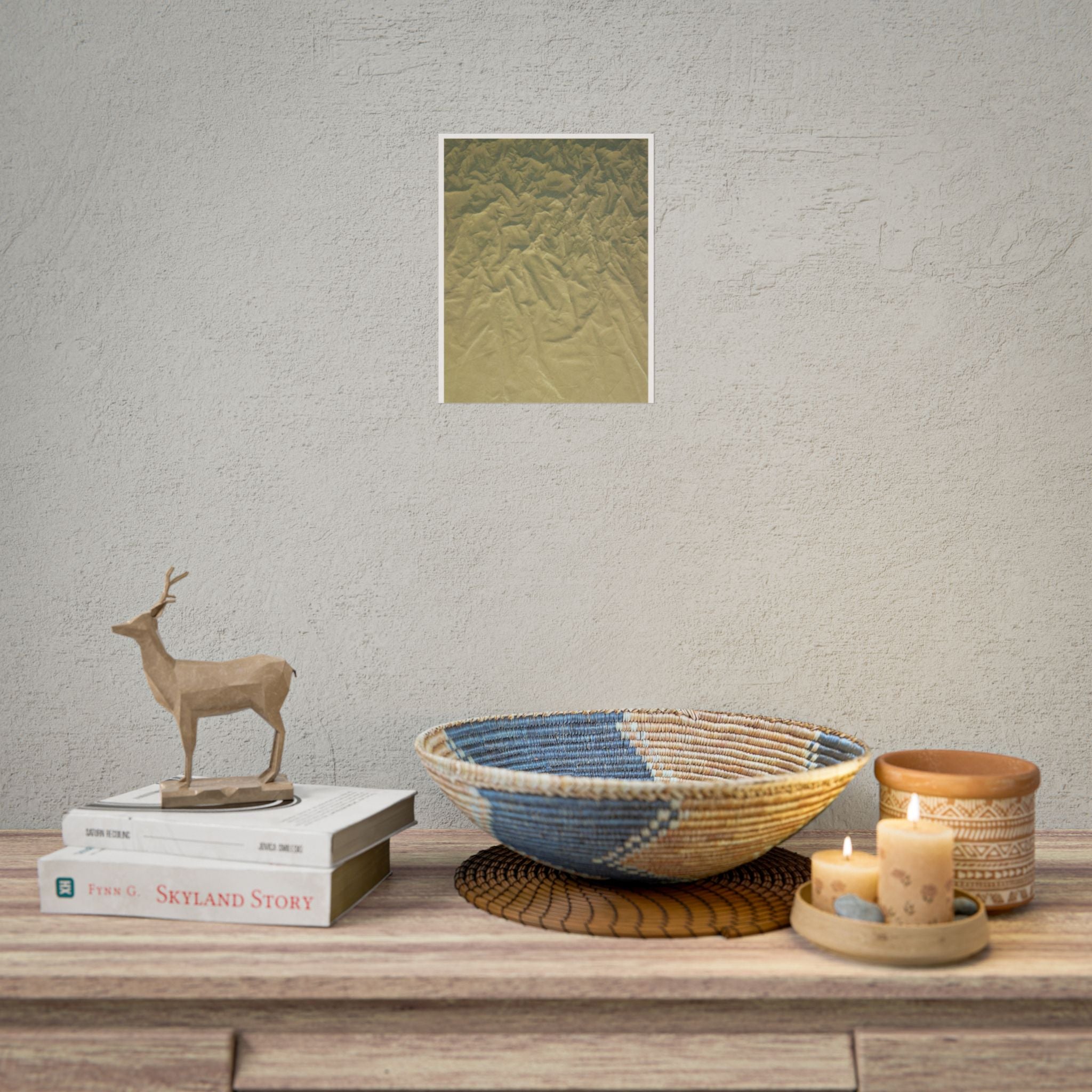 Paper Art Poster,  Chinese Contemporary Abstract artist - Canvas Print