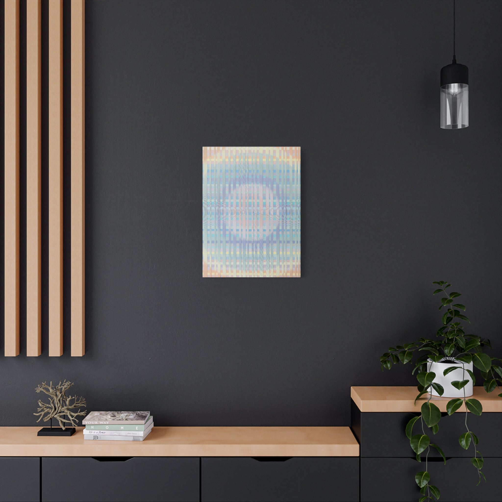 YU - 061219 - Abstract Wall Art by Asian Artist Contemporary Home Decor Print-Neutral Modern Art for Living Room or Bedroom