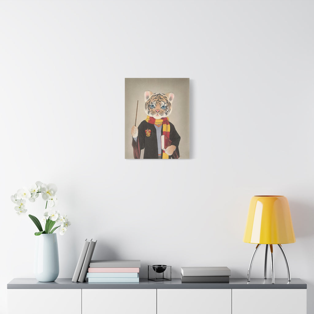 Tiger -  Chinese  Contemporary watercolor painting - Canvas Print