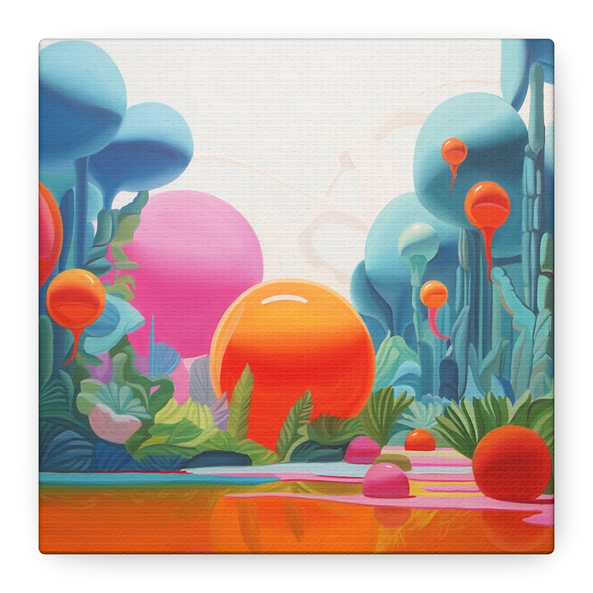 Paradise 5 -  Contemporary Abstract Canvas Print  Young Asian Artist Christmas Gift