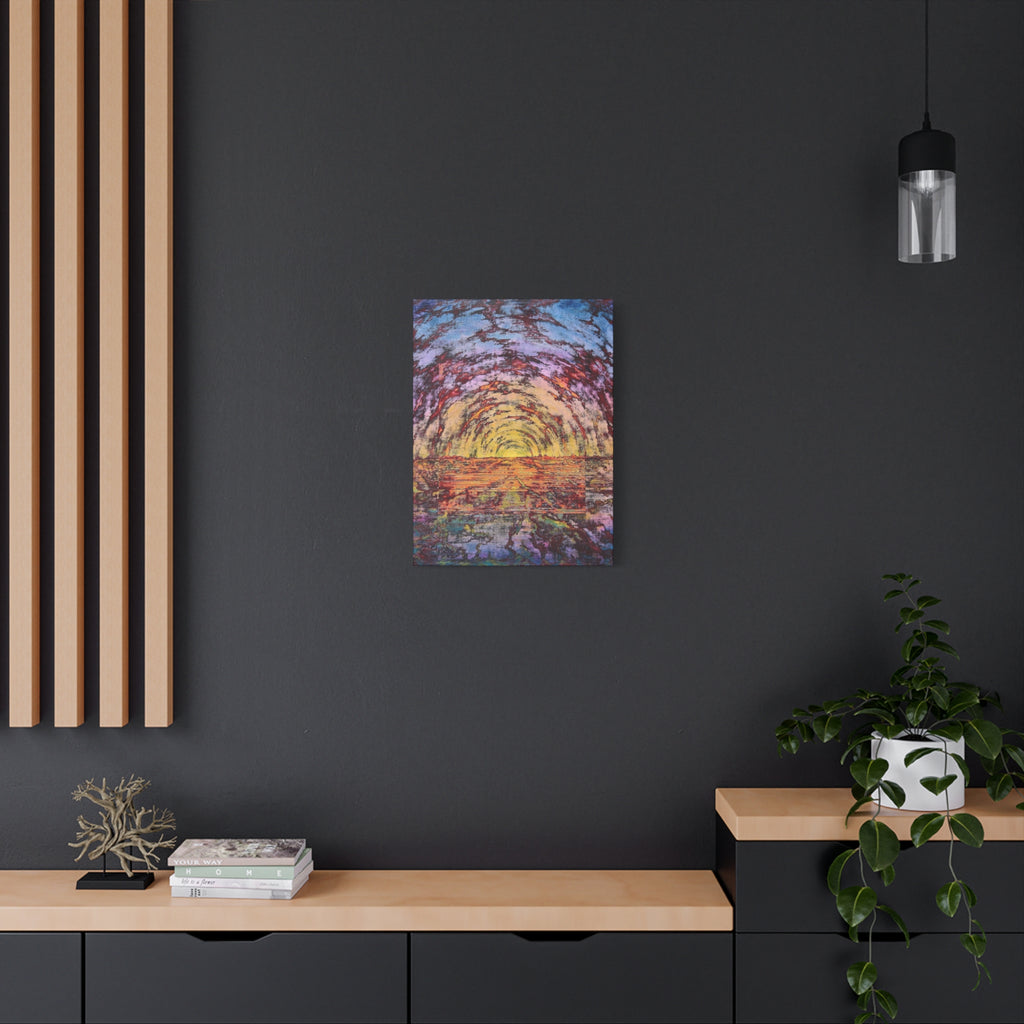 YU - 122322 - Abstract Wall Art by Asian Artist Contemporary Home Decor Print-Neutral Modern Art for Living Room or Bedroom
