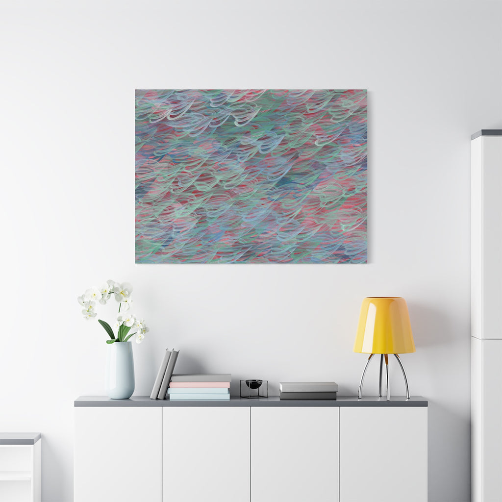 Feathered Dust - 090225 - Abstract Wall Art by Asian Artist Contemporary Home Decor Print-Neutral Modern Art for Living Room or Bedroom