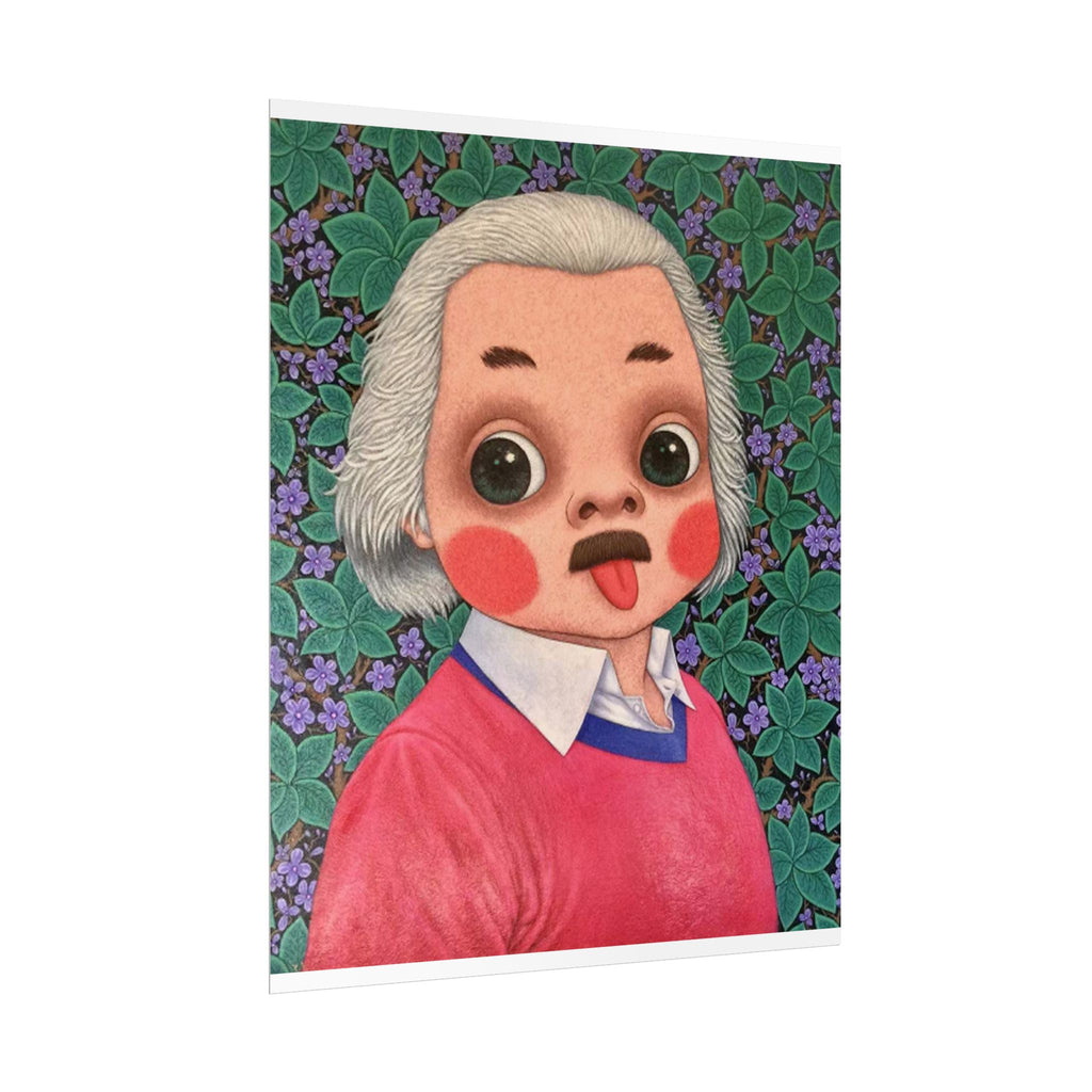 Einstein Art Poster,  Thailand Contemporary artist - Canvas Print
