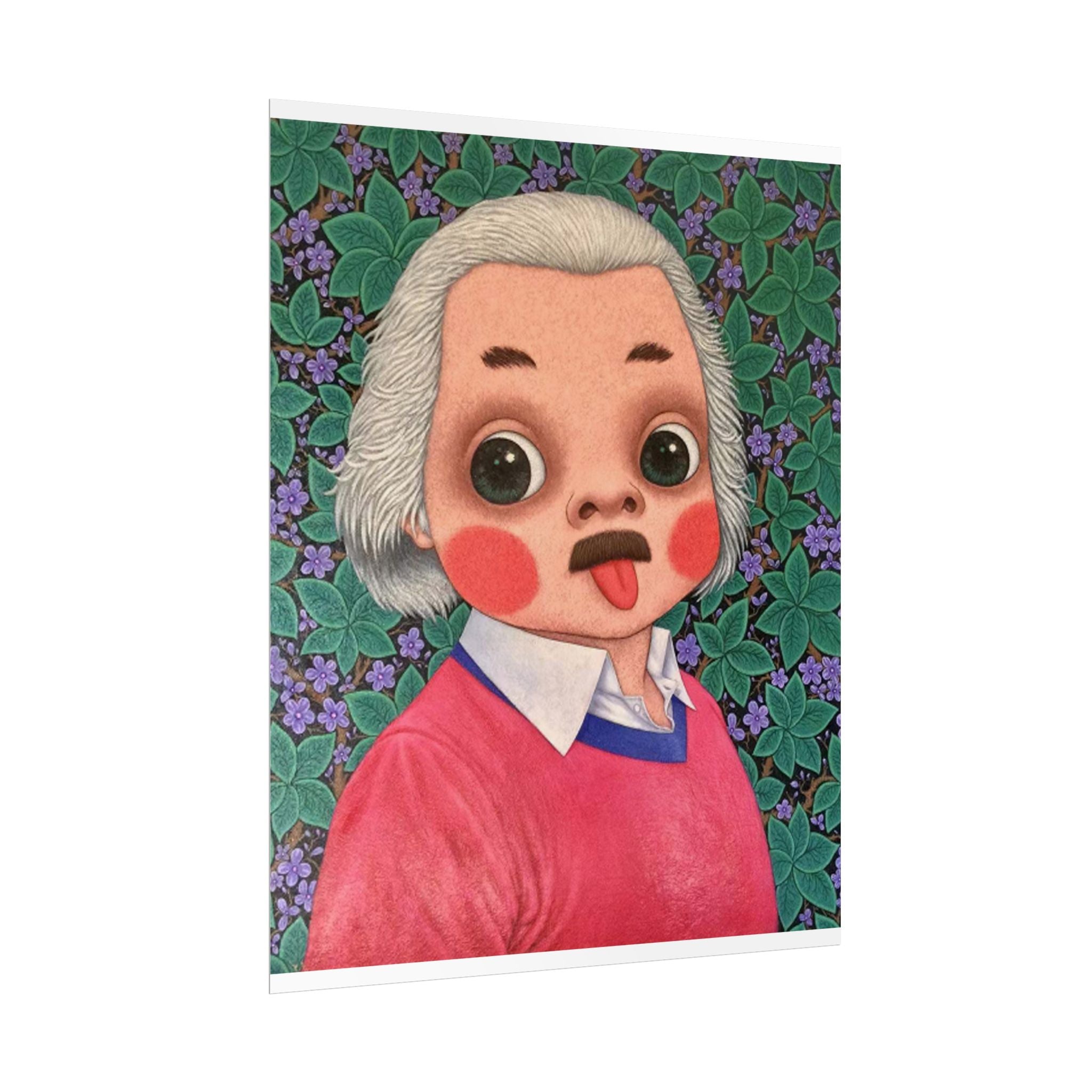 Einstein Art Poster,  Thailand Contemporary artist - Canvas Print
