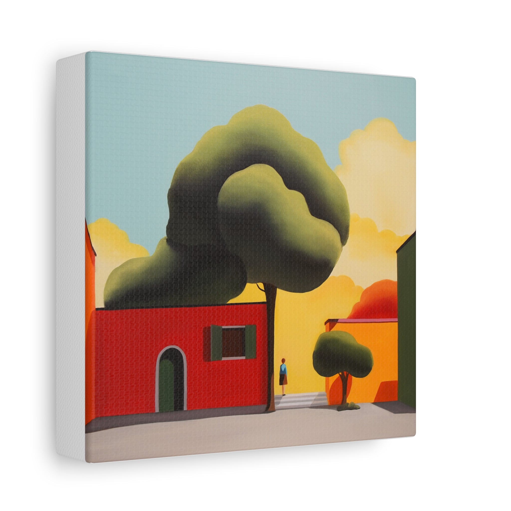 Summer Tree -  Contemporary Abstract Canvas Print  Young Asian Artist