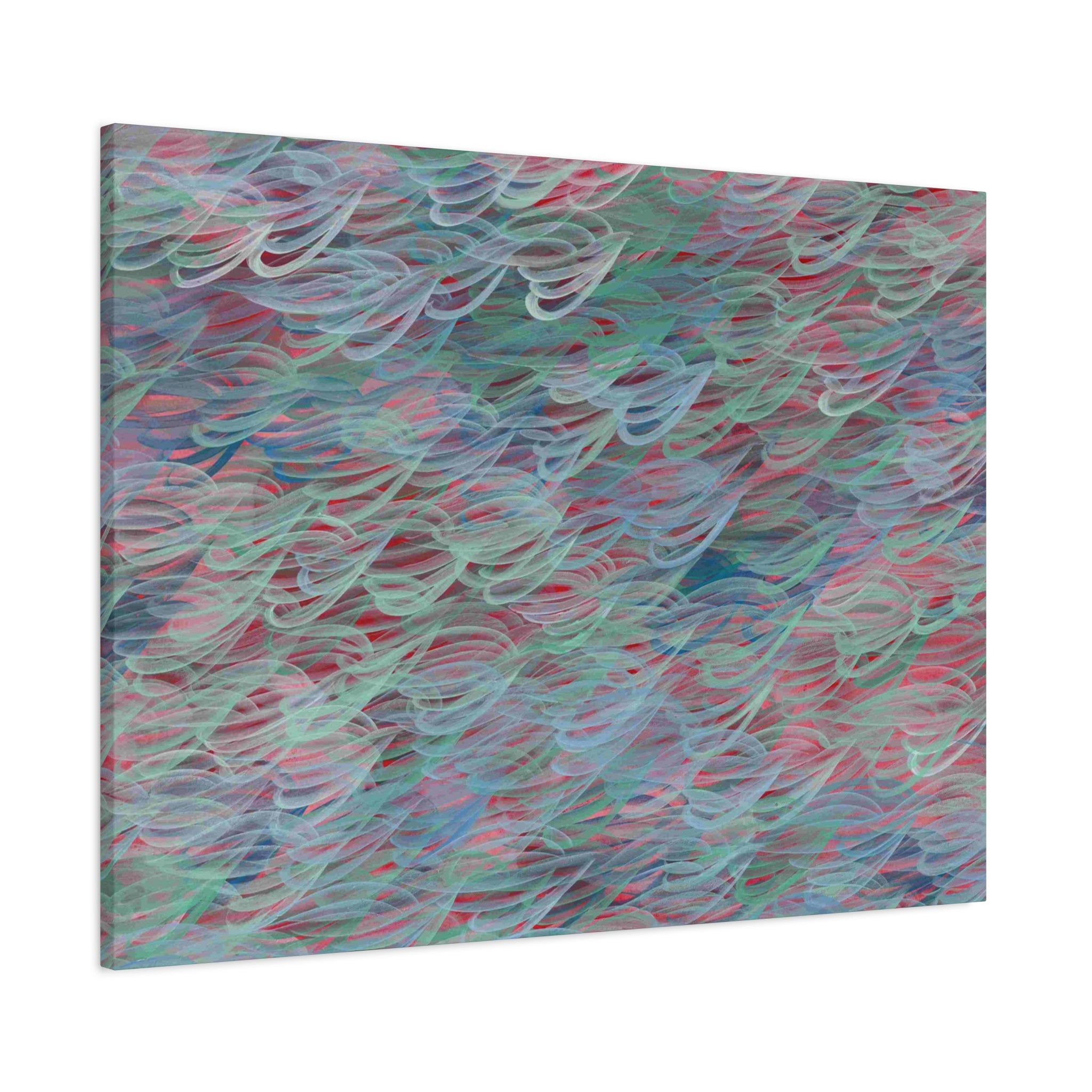 Feathered Dust - 090225 - Abstract Wall Art by Asian Artist Contemporary Home Decor Print-Neutral Modern Art for Living Room or Bedroom